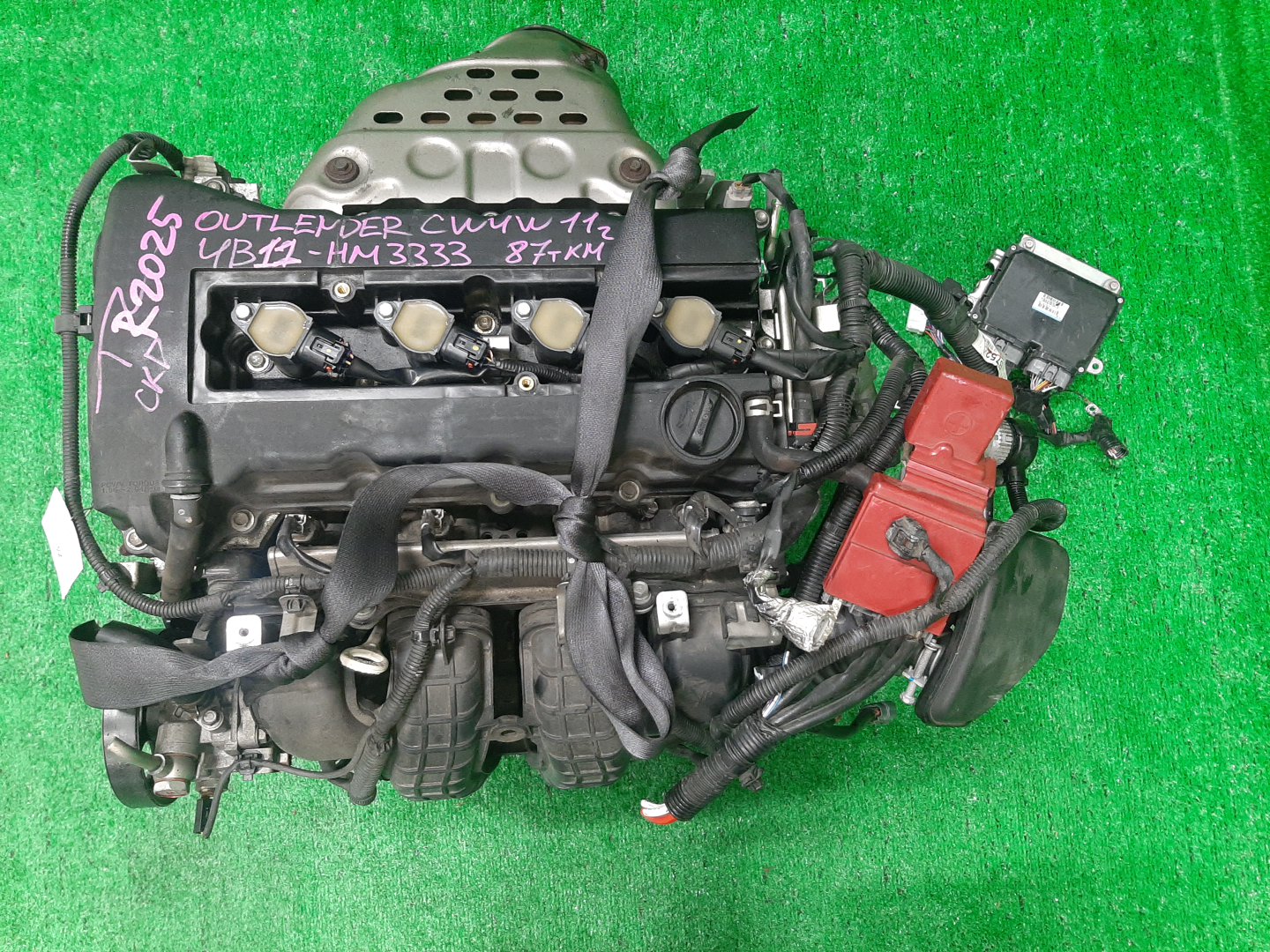 Двигатель MITSUBISHI ASX, LANCER, OUTLANDER, DELICA D5, GALANT FORTIS GA2W, CX4A, CY4A, CW4W, GF7W, CV4W 4B11 HM3333 1 ракурс