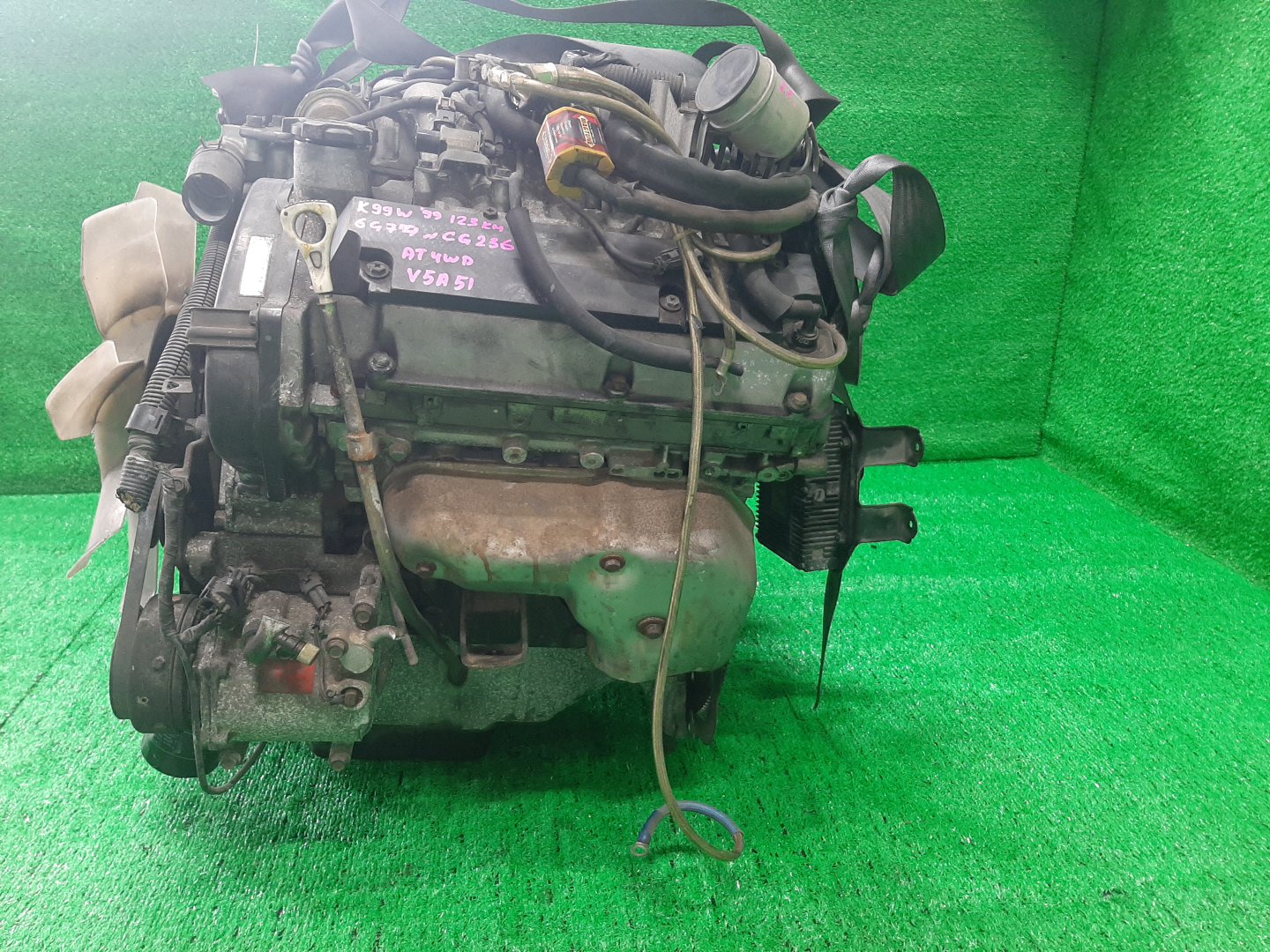 Двигатель MITSUBISHI CHALLENGER K99W 6G74 MD350975 4 ракурс