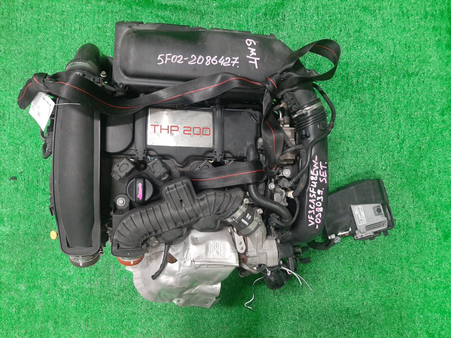 Двигатель PEUGEOT 208, DS5, RCZ, 308, DS4 A9, K, PF2, 4C, 4A, N 5F03, EP6CDTX, EP6DTX EP6CDTX 1 ракурс