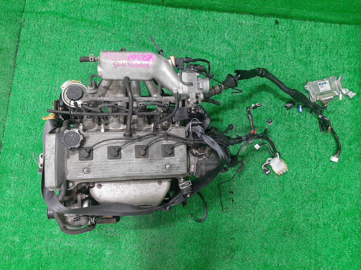 Двигатель TOYOTA CARINA, CERES, COROLLA, COROLLA LEVIN, SPRINTER MARINO, SPRINTER, SPRINTER TRUENO AT212, AT192, AE100, AE110 5A-FE H369168 1 ракурс