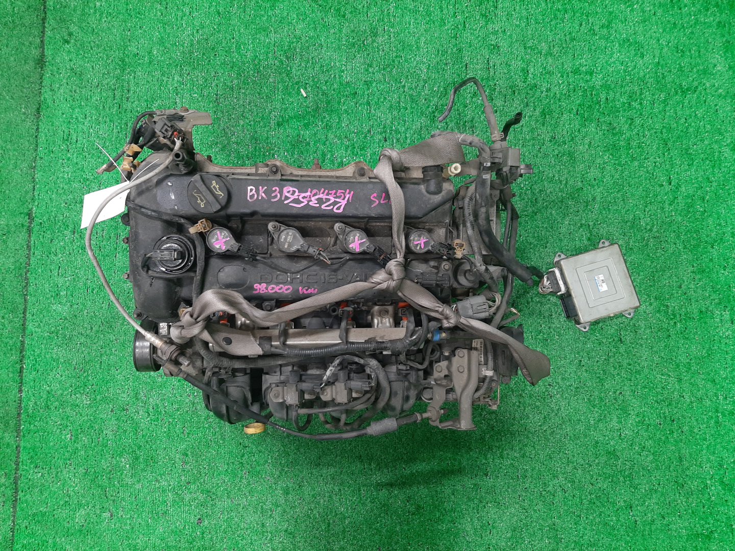 Двигатель MAZDA PREMACY, AXELA, BIANTE CR3W, BK3P, CC3FW L3-VE 1MOD 1 ракурс