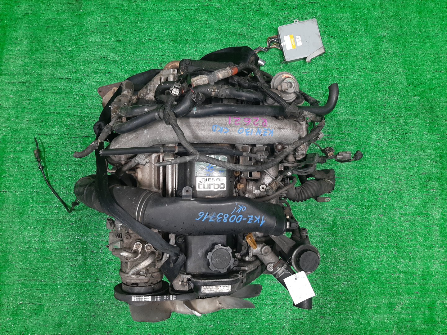 Двигатель TOYOTA HILUX SURF KZN130 1KZ-TE 0083716 1 ракурс