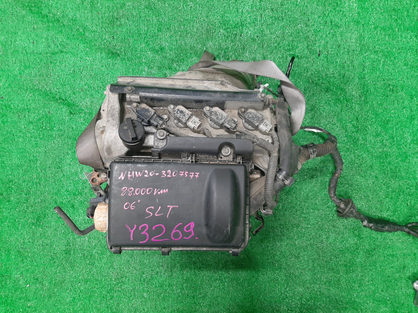 Двигатель TOYOTA PRIUS NHW20 1NZ-FXE U101232 1 ракурс