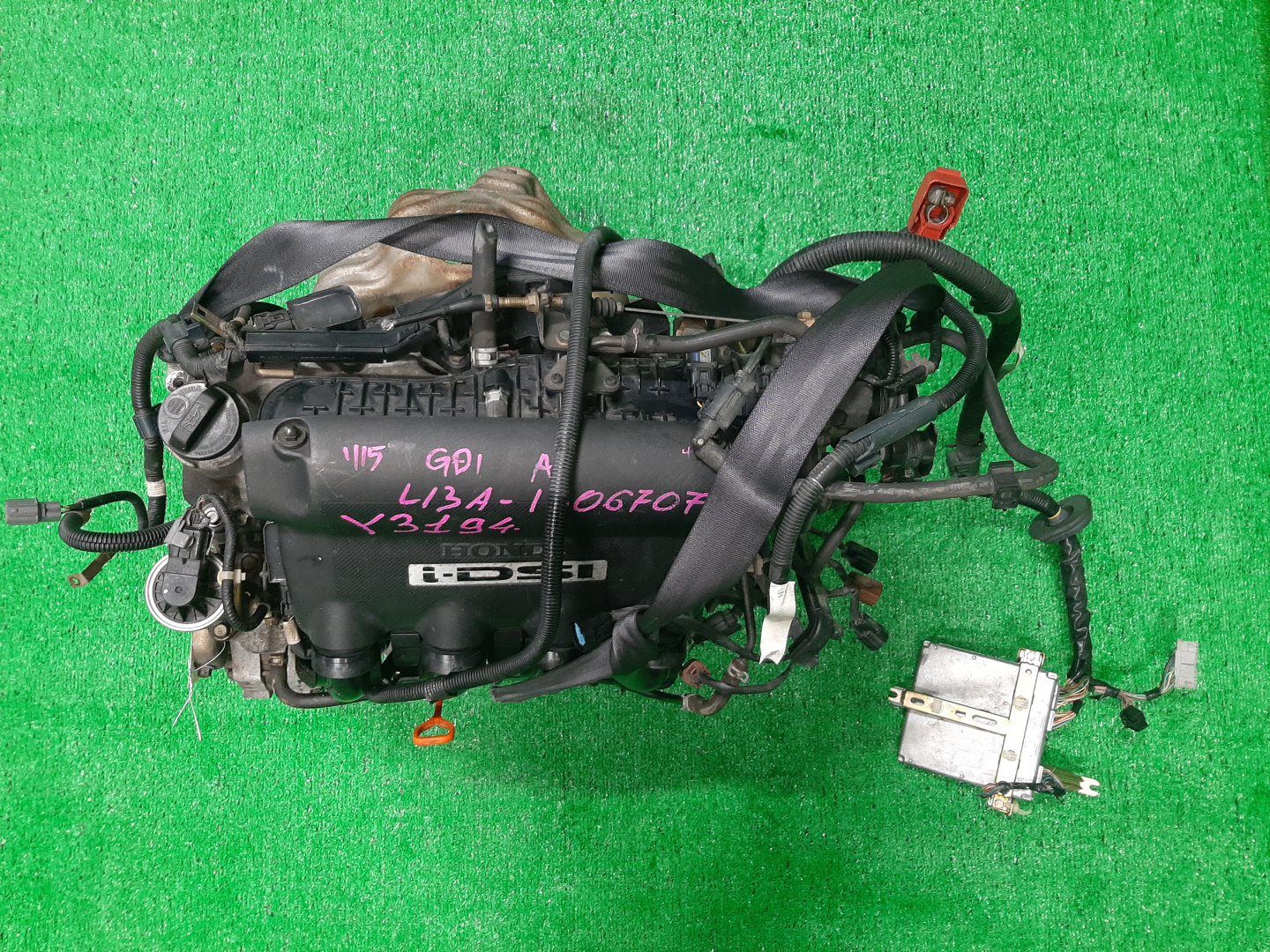 Двигатель HONDA FIT ARIA, FIT GD6, GD7, GD2, GD1 L13A I-DSI 1 ракурс