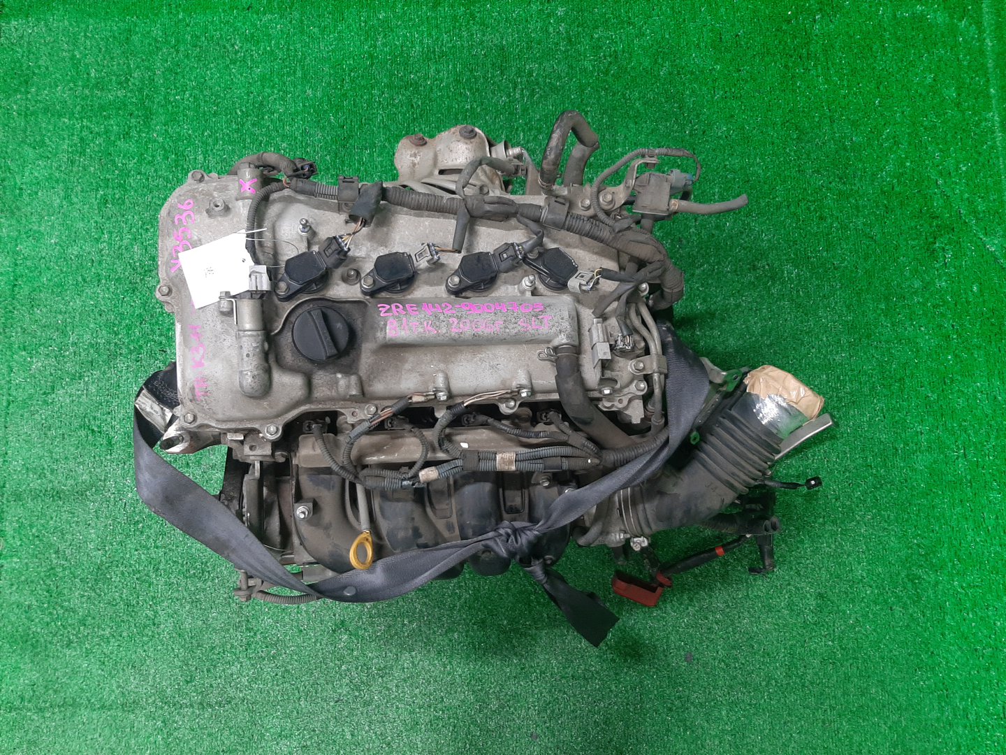 Двигатель TOYOTA IST, PREMIO, ALLION, COROLLA FIELDER, AURIS, COROLLA RUMION, COROLLA  AXIO ZSP110, ZRT265, ZRT260, ZRE144G, ZRE142G, ZRE154N, ZRE152H, ZRE152, ZRE152N, ZRE142, ZRE144 2ZR-FE 0025498 1 ракурс