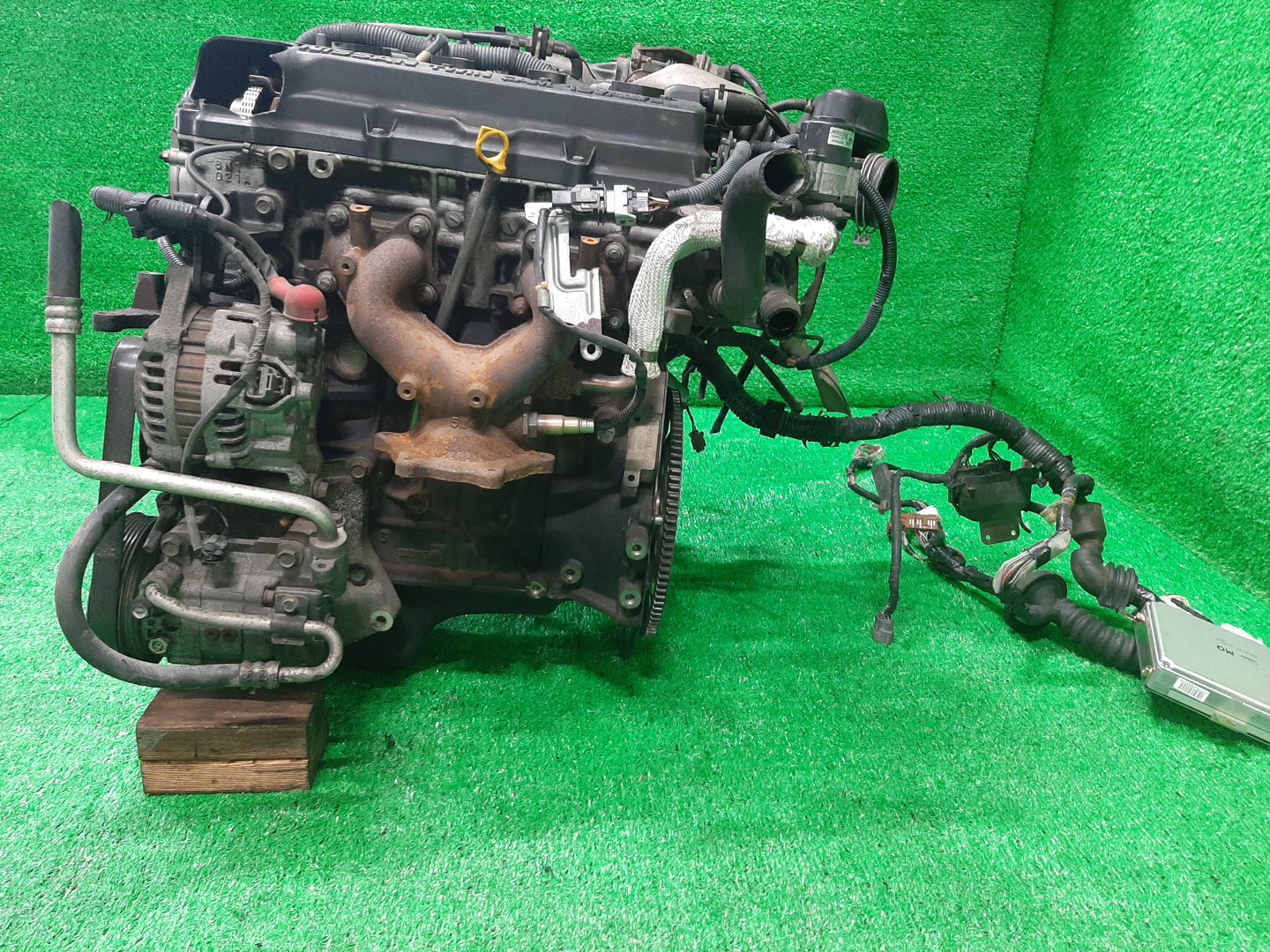 Двигатель NISSAN AVENIR, BLUEBIRD, EXPERT, PRIMERA, TINO, WINGROAD, ALMERA, BLUEBIRD SYLPHY W11, QU14, VW11, QP11, V10, WHY11, N16, G10, QG10 QG18DE MEXAH 4 ракурс