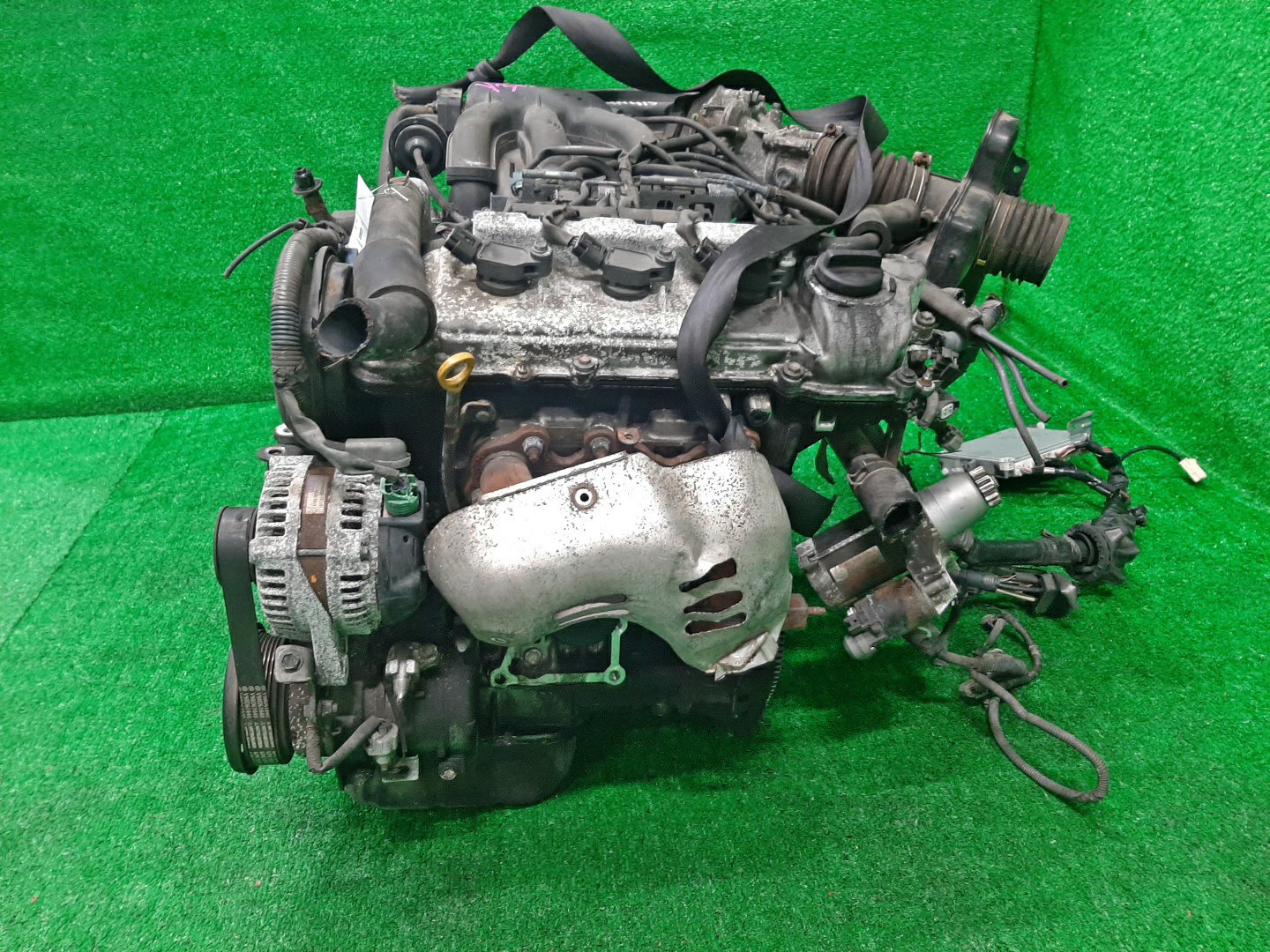 Двигатель TOYOTA ALPHARD MNH15W 1MZ-FE 2MOD 3 ракурс Двигатель TOYOTA ALPHARD MNH15W 1MZ-FE 2MOD 3 ракурс