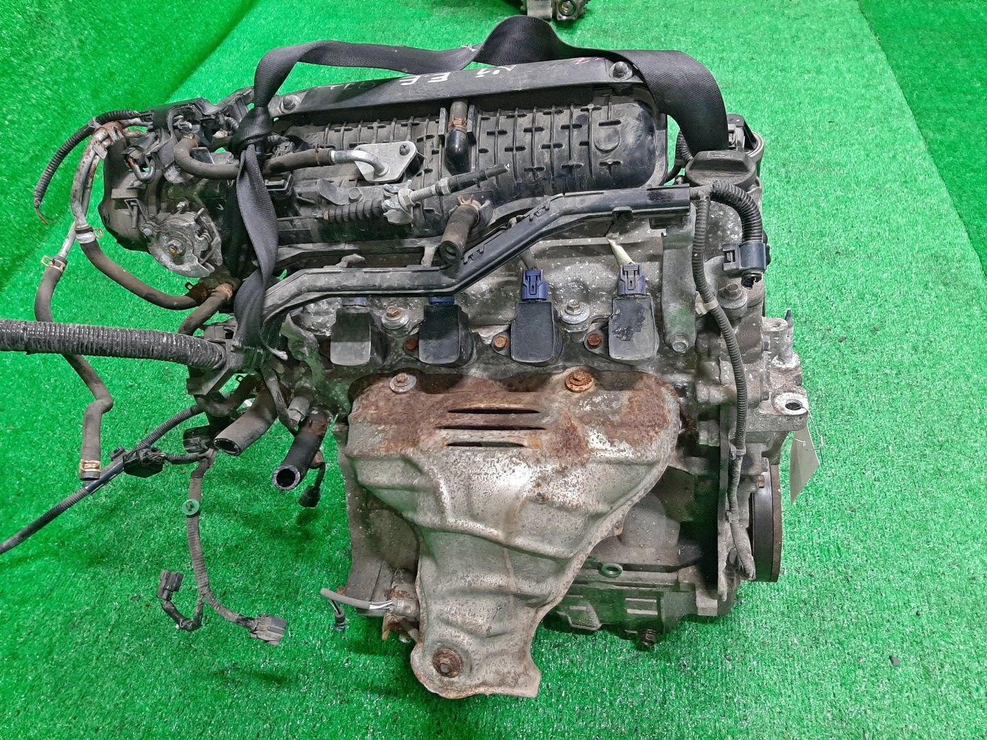 Двигатель HONDA AIRWAVE GJ1, GJ2 L15A VTEC 4 ракурс