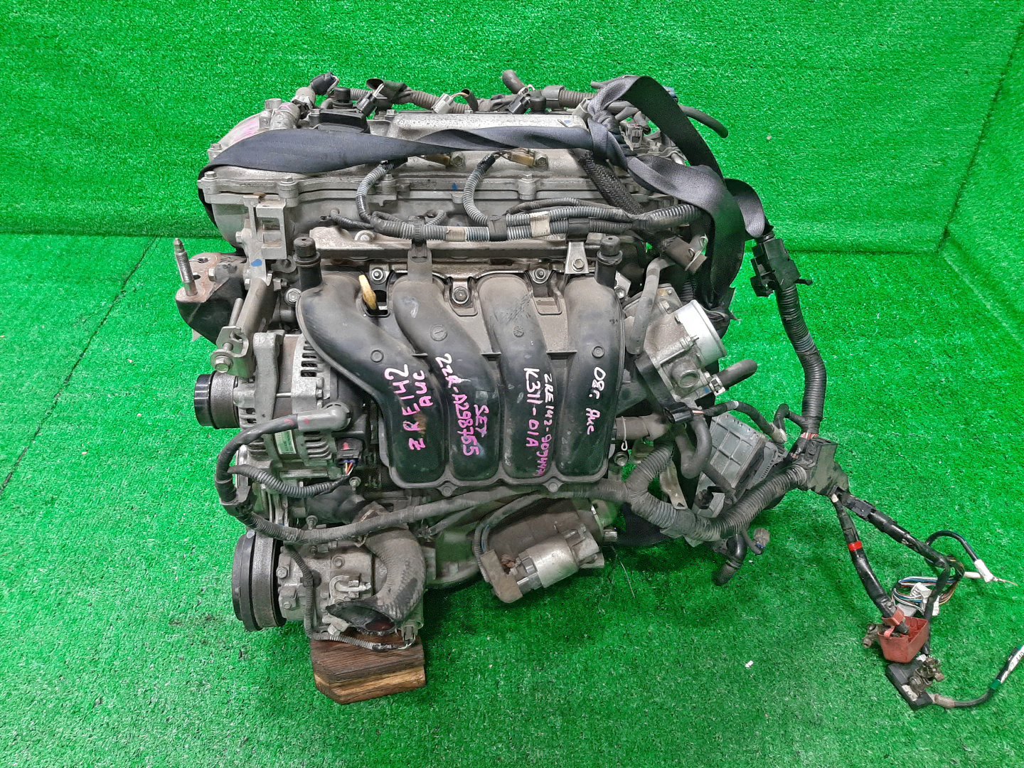 Двигатель TOYOTA IST, PREMIO, ALLION, COROLLA FIELDER, AURIS, COROLLA RUMION, COROLLA  AXIO ZSP110, ZRT265, ZRT260, ZRE144G, ZRE142G, ZRE154N, ZRE152H, ZRE152, ZRE152N, ZRE142, ZRE144 2ZR-FE A298755 4 ракурс