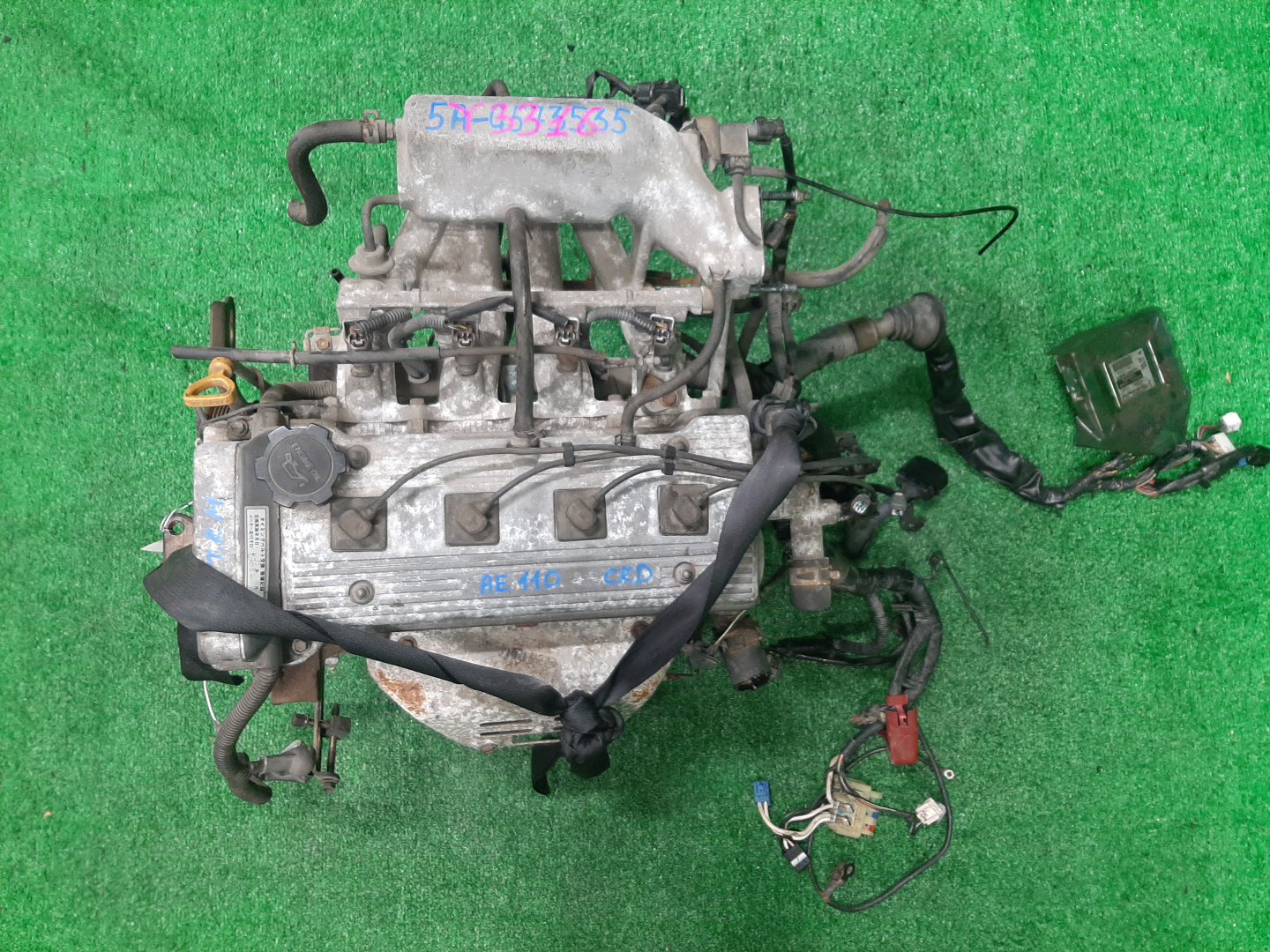 Двигатель TOYOTA CARINA, CERES, COROLLA, COROLLA LEVIN, SPRINTER MARINO, SPRINTER, SPRINTER TRUENO AT212, AT192, AE100, AE110 5A-FE G573535 1 ракурс
