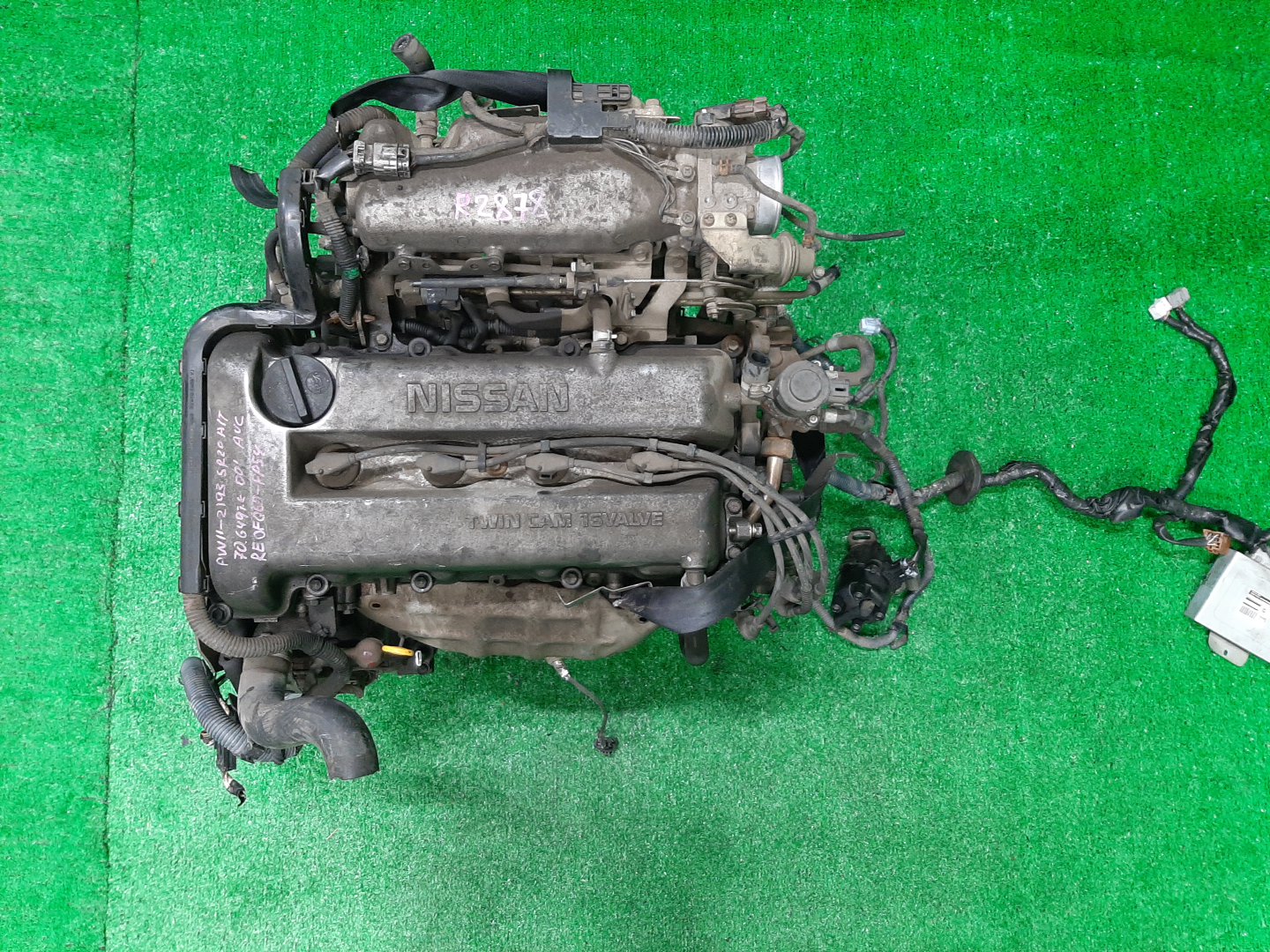 Двигатель NISSAN AVENIR, BLUEBIRD, LIBERTY, PRIMERA PW11, HU14, PM12, HP11, WHP11 SR20DE 345183B 1 ракурс