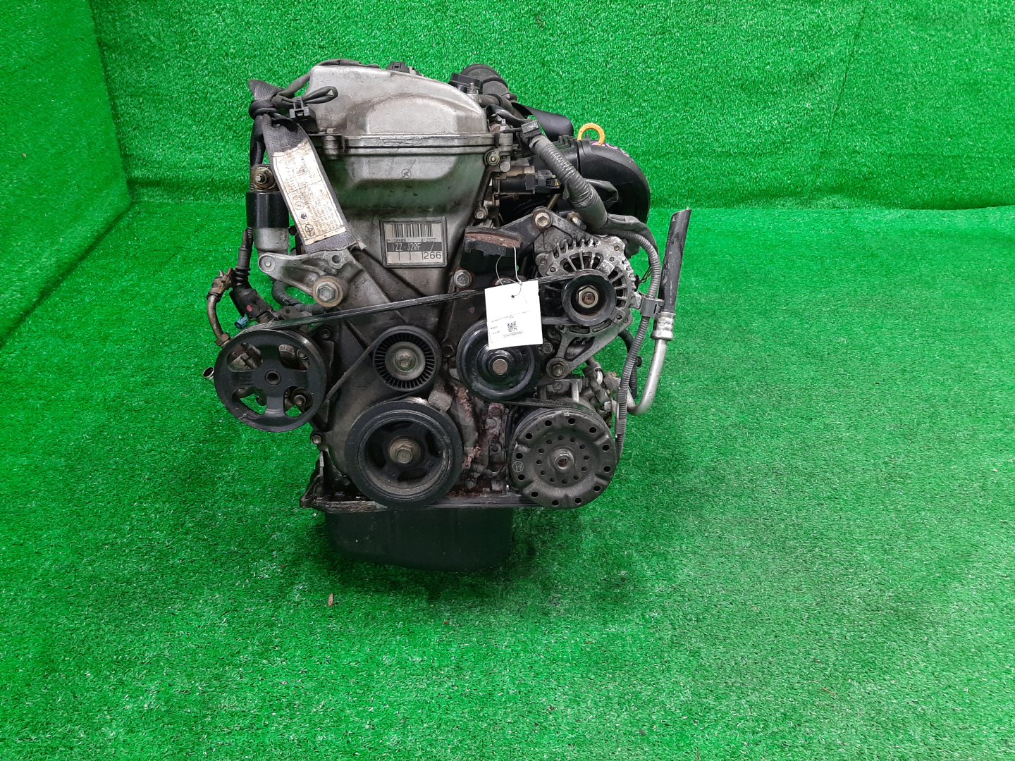 Двигатель TOYOTA COROLLA, PREMIO, COROLLA SPACIO, WISH, ALLION, COROLLA FIELDER, ALLEX, COROLLA RUNX, WILL VS ZZE124, ZZT245, ZZE124N, ZNE14G, ZZE124G, ZZE129 1ZZ-FE MEX 2 ракурс