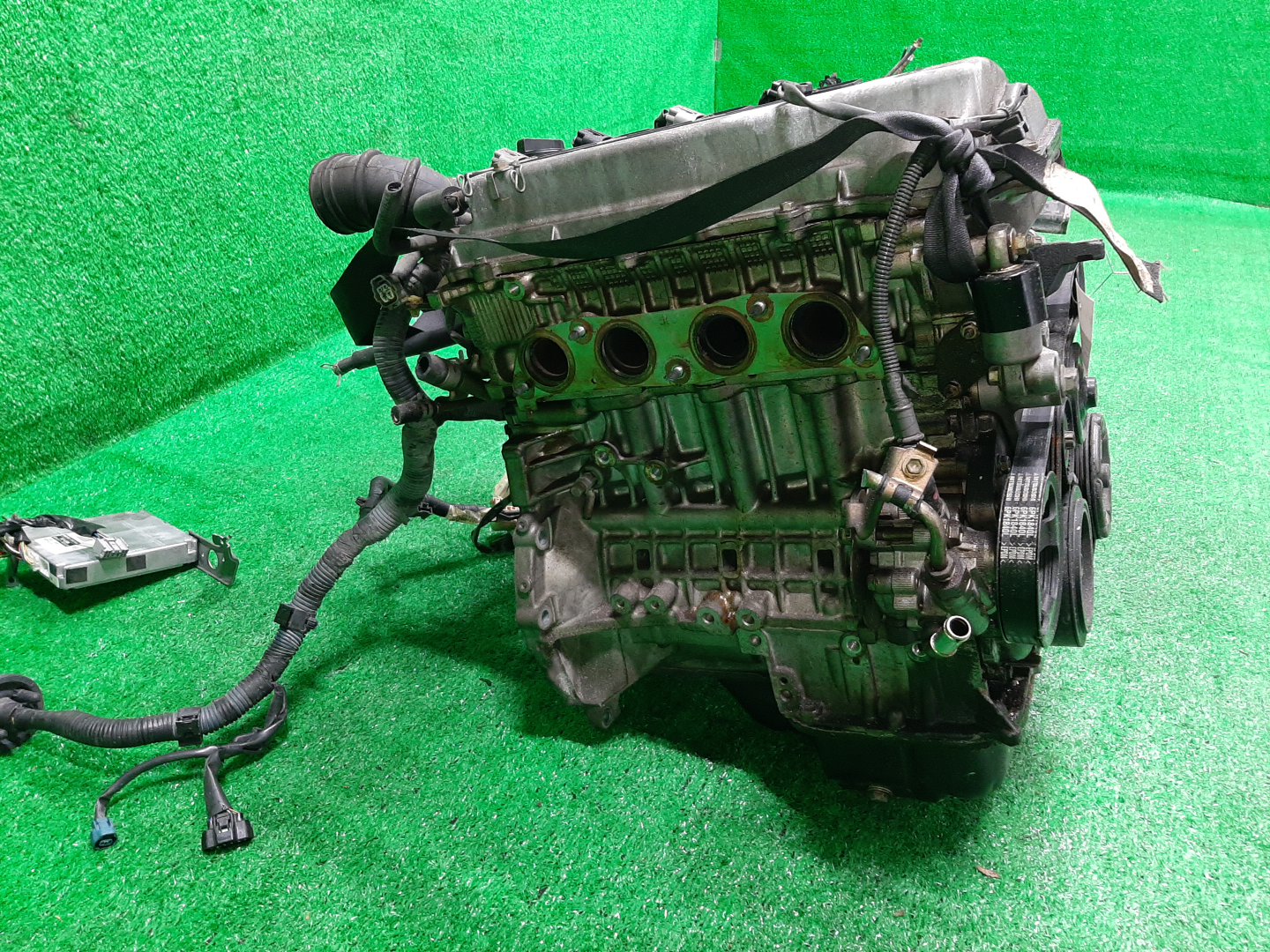 Двигатель TOYOTA COROLLA, PREMIO, COROLLA SPACIO, WISH, ALLION, COROLLA FIELDER, ALLEX, COROLLA RUNX, WILL VS ZZE124, ZZT245, ZZE124N, ZNE14G, ZZE124G, ZZE129 1ZZ-FE MEX 3 ракурс