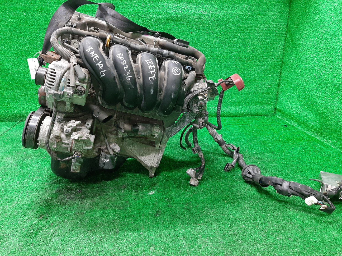Двигатель TOYOTA COROLLA, PREMIO, COROLLA SPACIO, WISH, ALLION, COROLLA FIELDER, ALLEX, COROLLA RUNX, WILL VS ZZE124, ZZT245, ZZE124N, ZNE14G, ZZE124G, ZZE129 1ZZ-FE MEX 4 ракурс