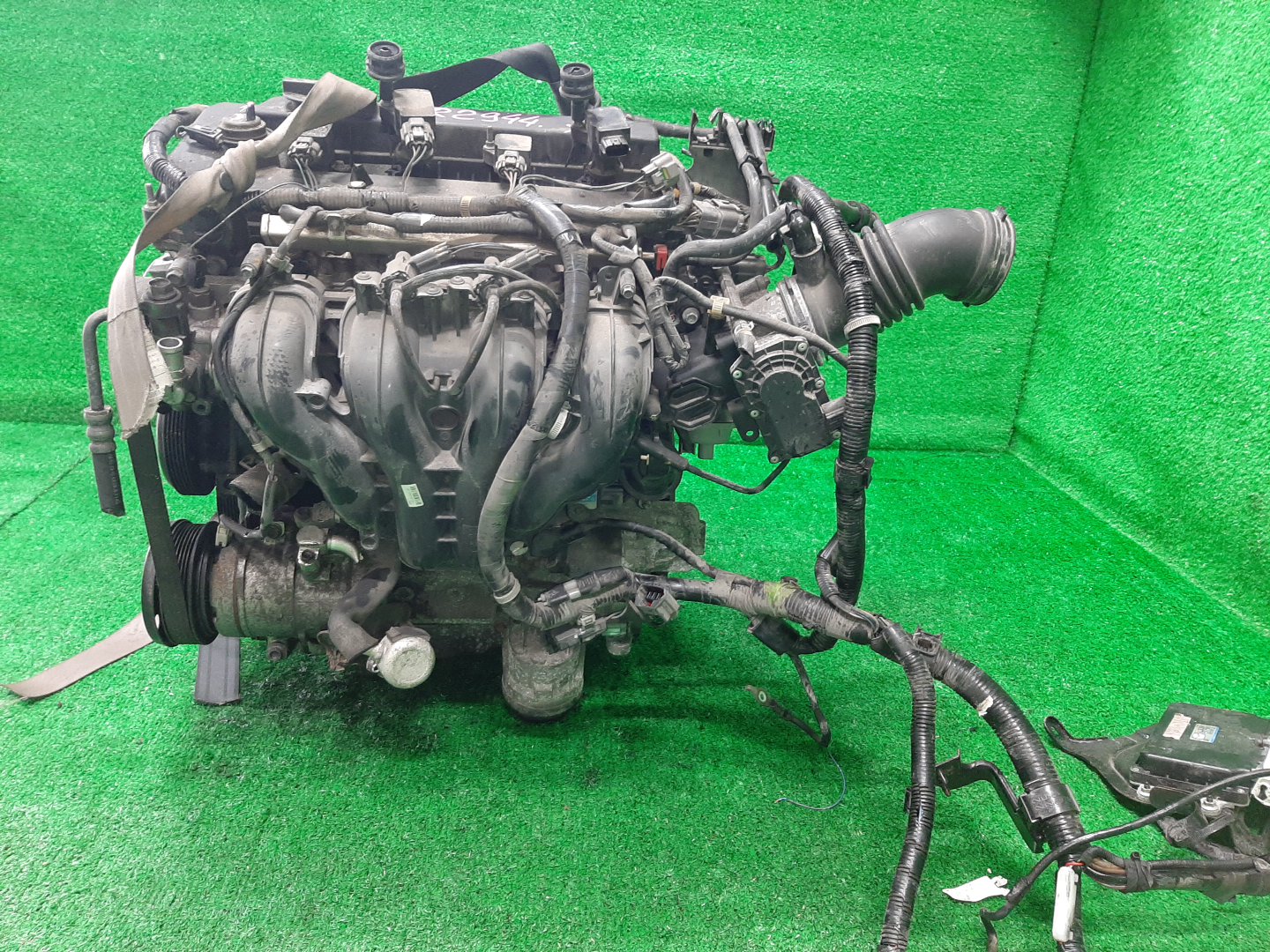 Двигатель MAZDA MPV LY3P L3-VE 4WD 4 ракурс