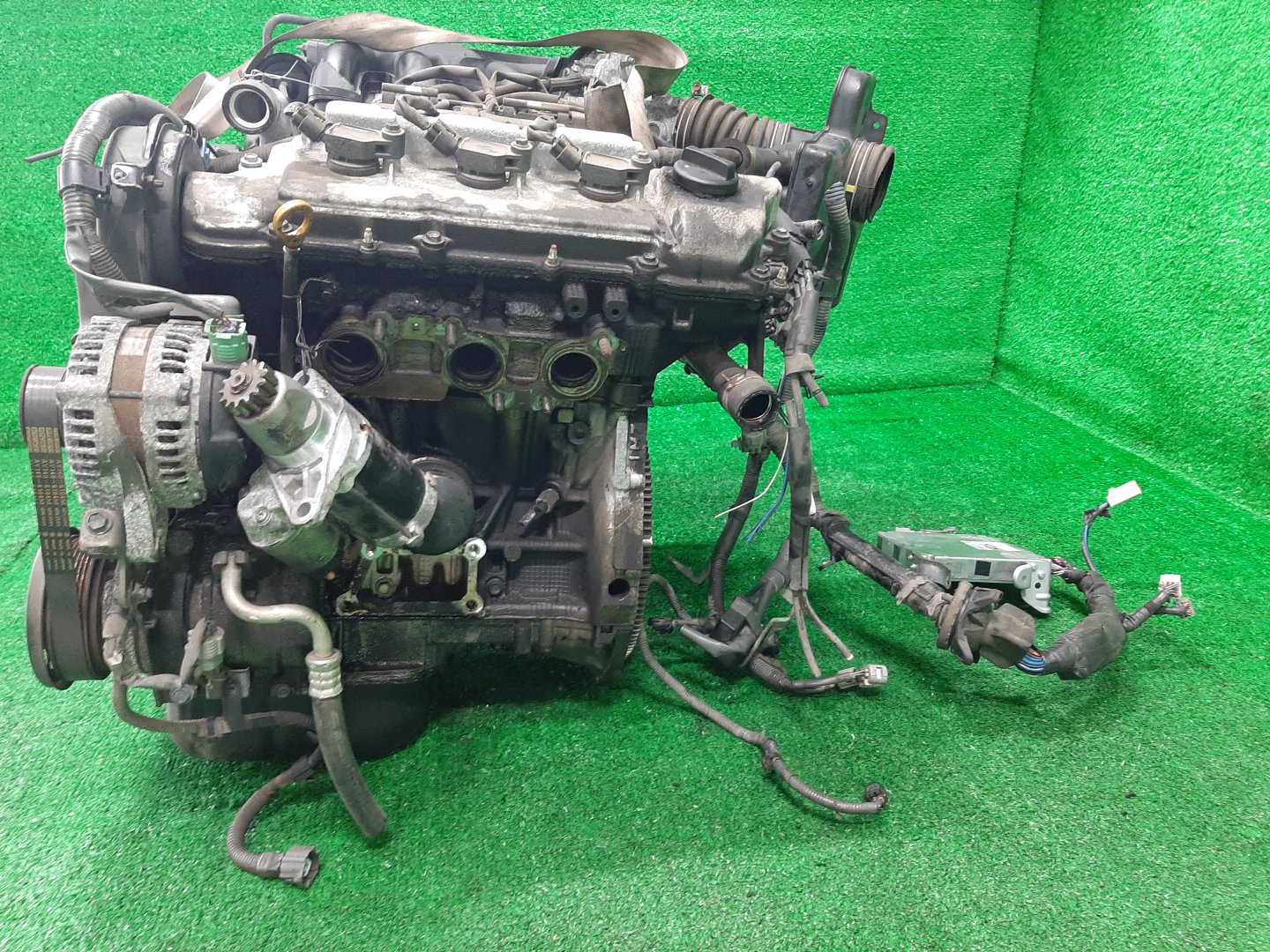 Двигатель TOYOTA ALPHARD MNH15W 1MZ-FE 2MOD 4 ракурс Двигатель TOYOTA ALPHARD MNH15W 1MZ-FE 2MOD 4 ракурс