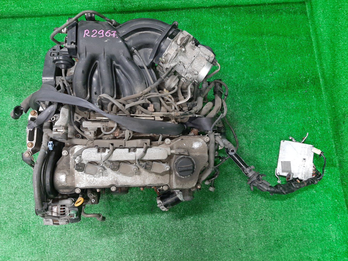 Двигатель TOYOTA ALPHARD MNH15W 1MZ-FE 2MOD 1 ракурс Двигатель TOYOTA ALPHARD MNH15W 1MZ-FE 2MOD 1 ракурс