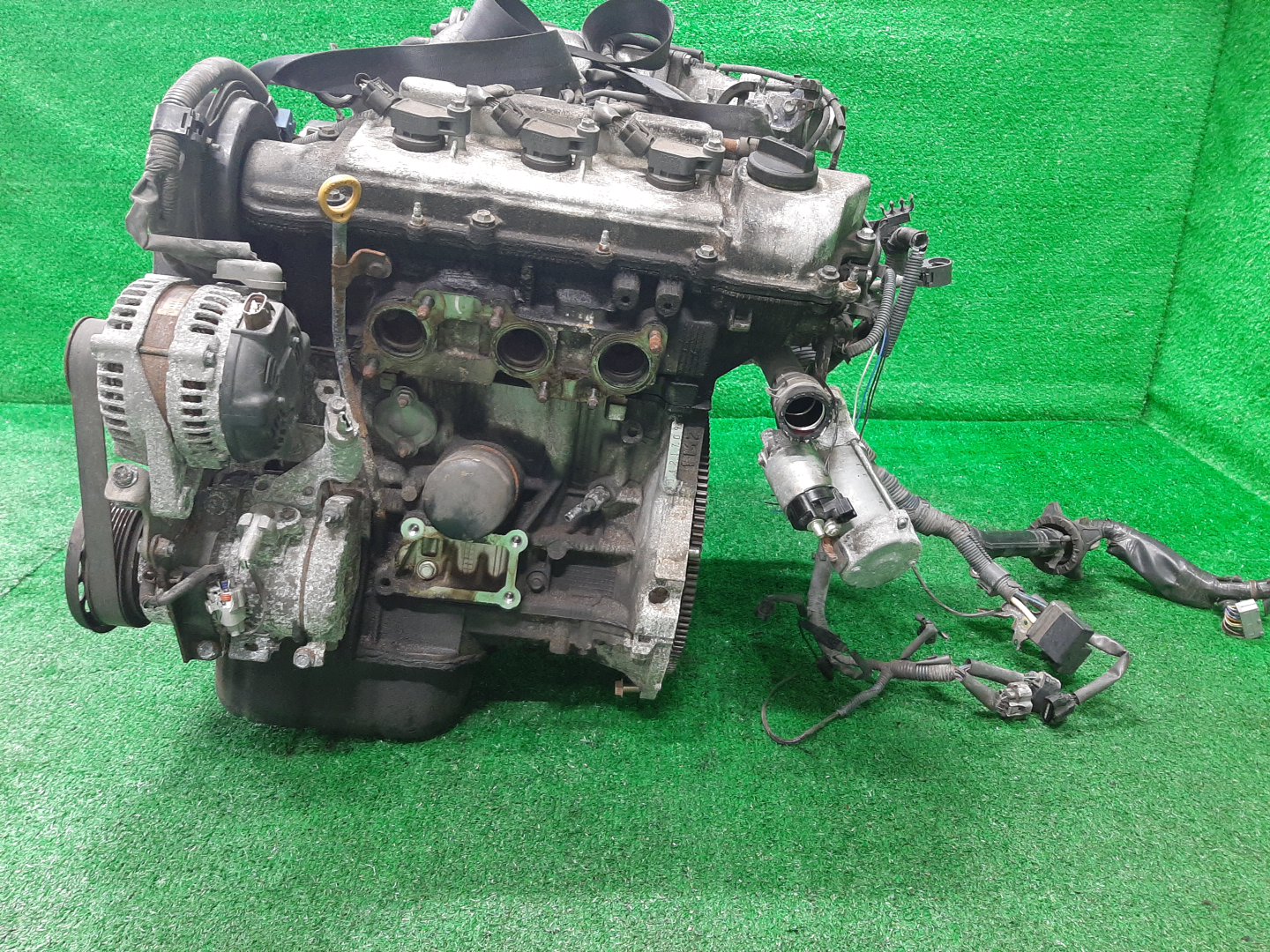 Двигатель TOYOTA ALPHARD MNH15W 1MZ-FE 1MOD 4 ракурс Двигатель TOYOTA ALPHARD MNH15W 1MZ-FE 1MOD 4 ракурс