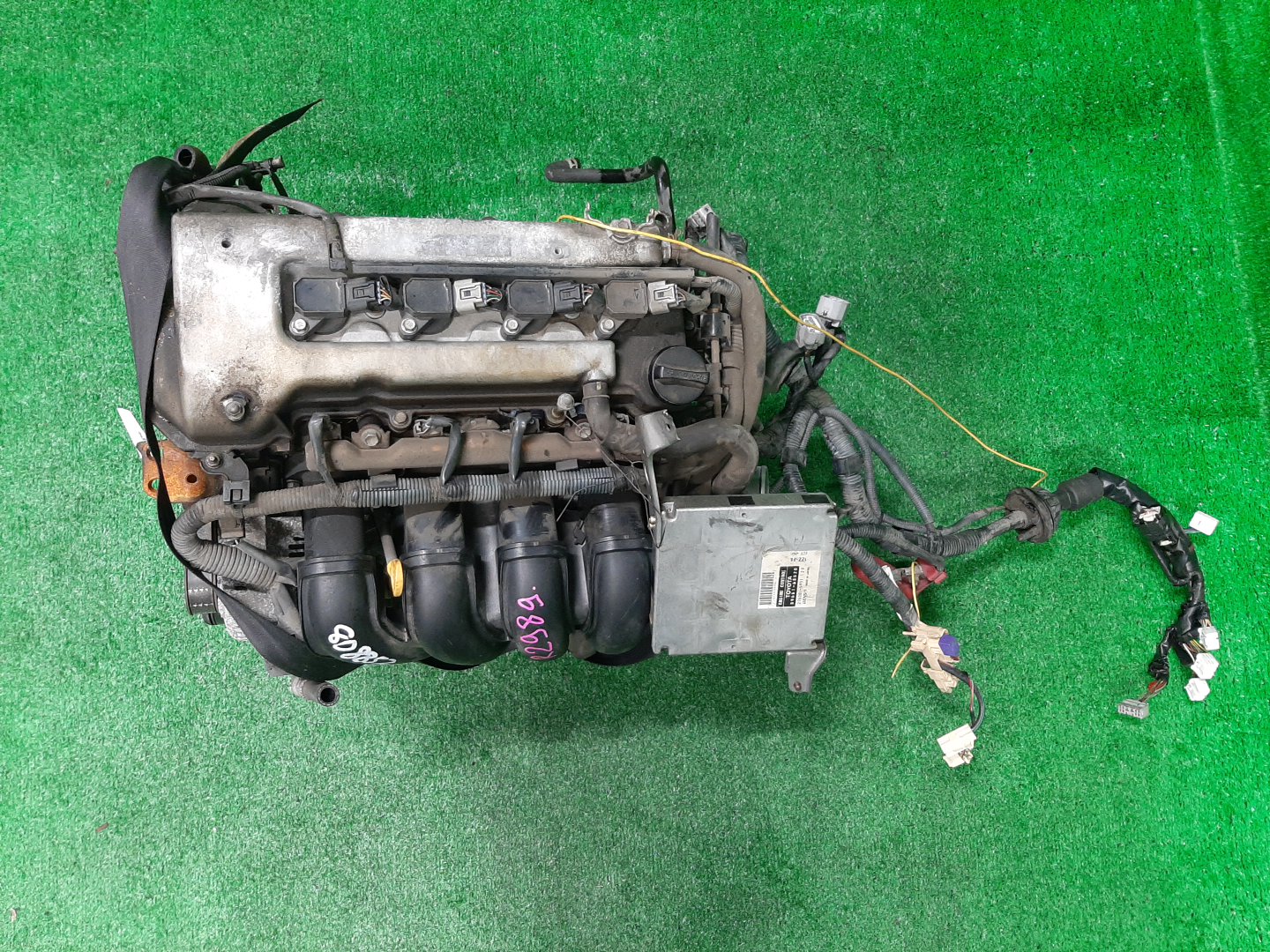 Двигатель TOYOTA COROLLA, PREMIO, COROLLA SPACIO, WISH, ALLION, COROLLA FIELDER, ALLEX, COROLLA RUNX, WILL VS ZZE124, ZZT245, ZZE124N, ZNE14G, ZZE124G, ZZE129 1ZZ-FE MEX 1 ракурс