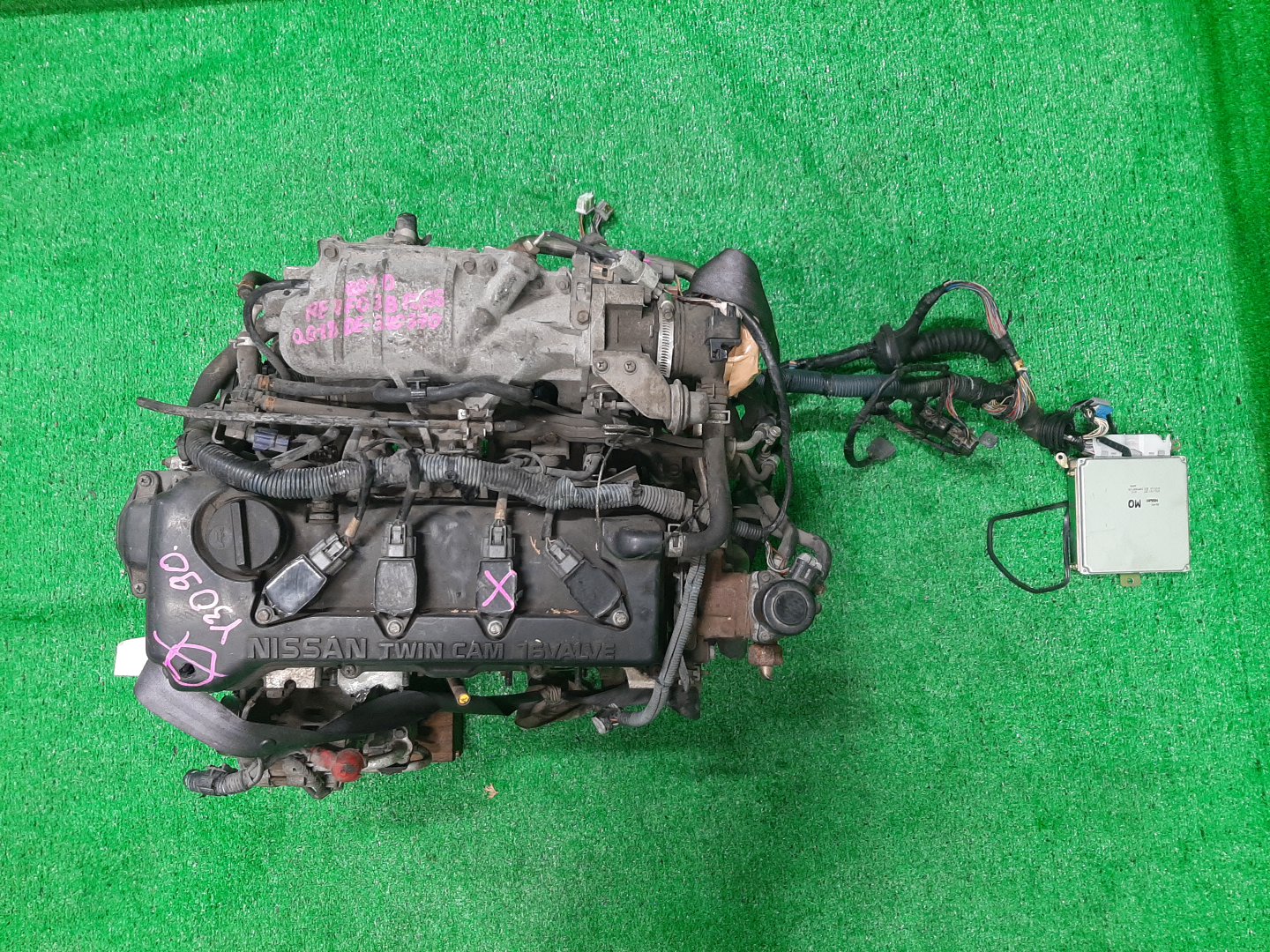 Двигатель NISSAN AVENIR, BLUEBIRD, EXPERT, PRIMERA, TINO, WINGROAD, ALMERA, BLUEBIRD SYLPHY W11, QU14, VW11, QP11, V10, WHY11, N16, G10, QG10 QG18DE MEXAH 1 ракурс