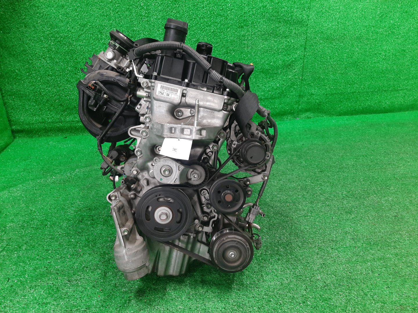Двигатель TOYOTA VITZ KSP130 1KR-FE 2MOD 2 ракурс