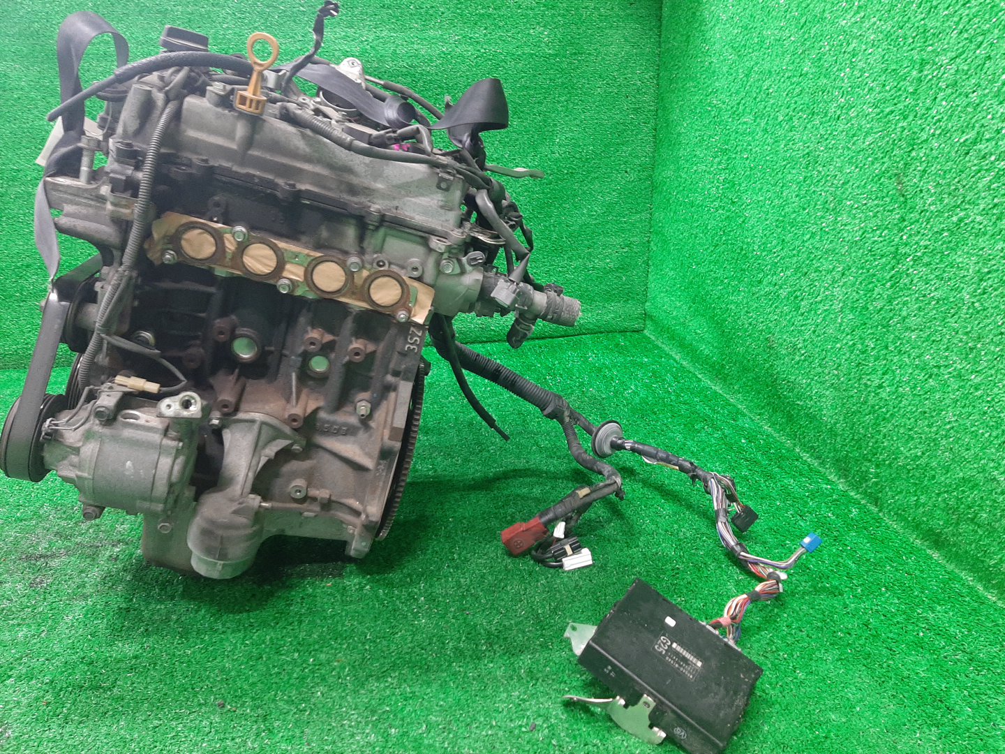 Двигатель TOYOTA BB, COO QNC21, M402S 3SZ-VE 1612891 4 ракурс