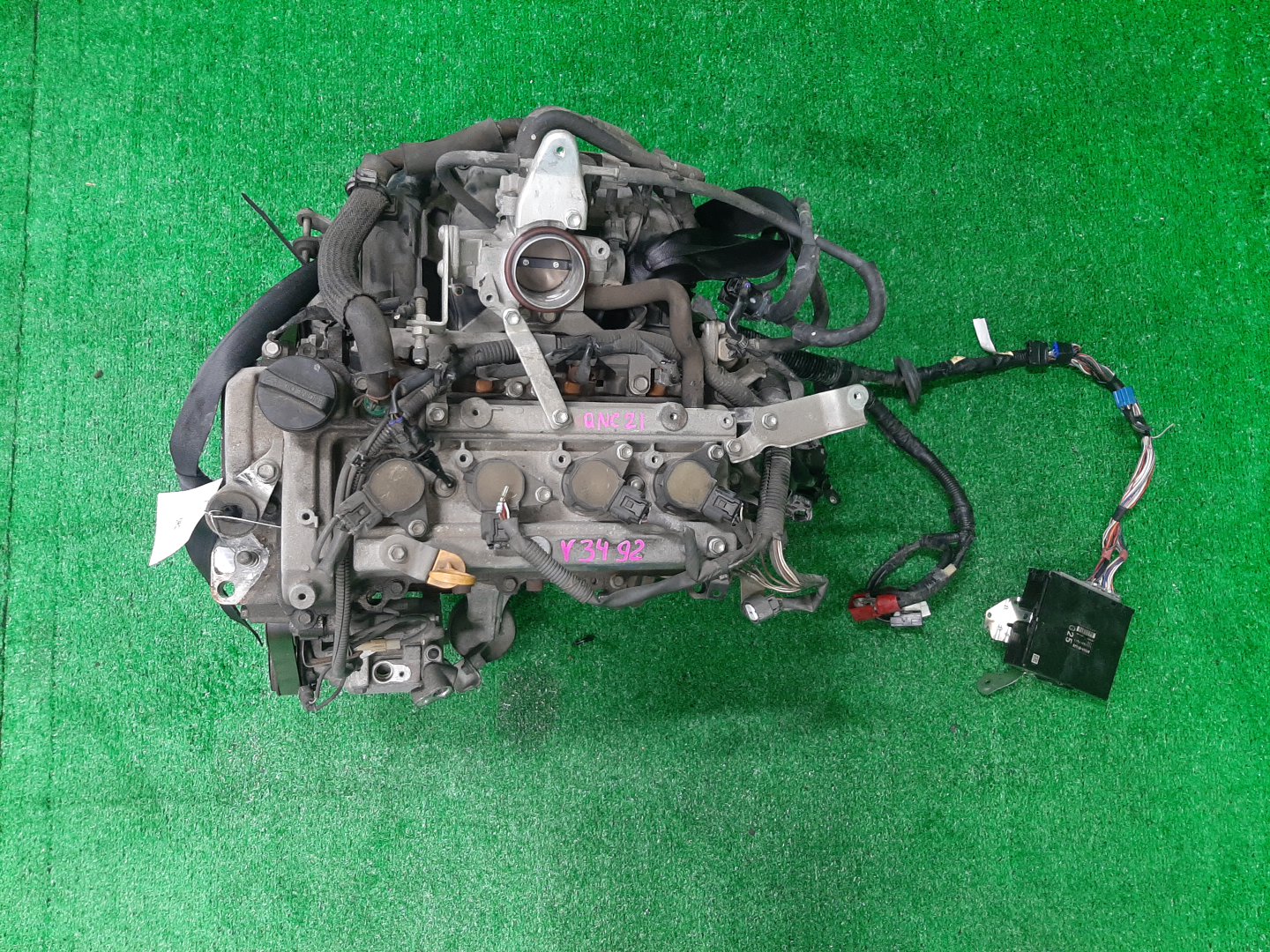 Двигатель TOYOTA BB, COO QNC21, M402S 3SZ-VE 1741115 1 ракурс