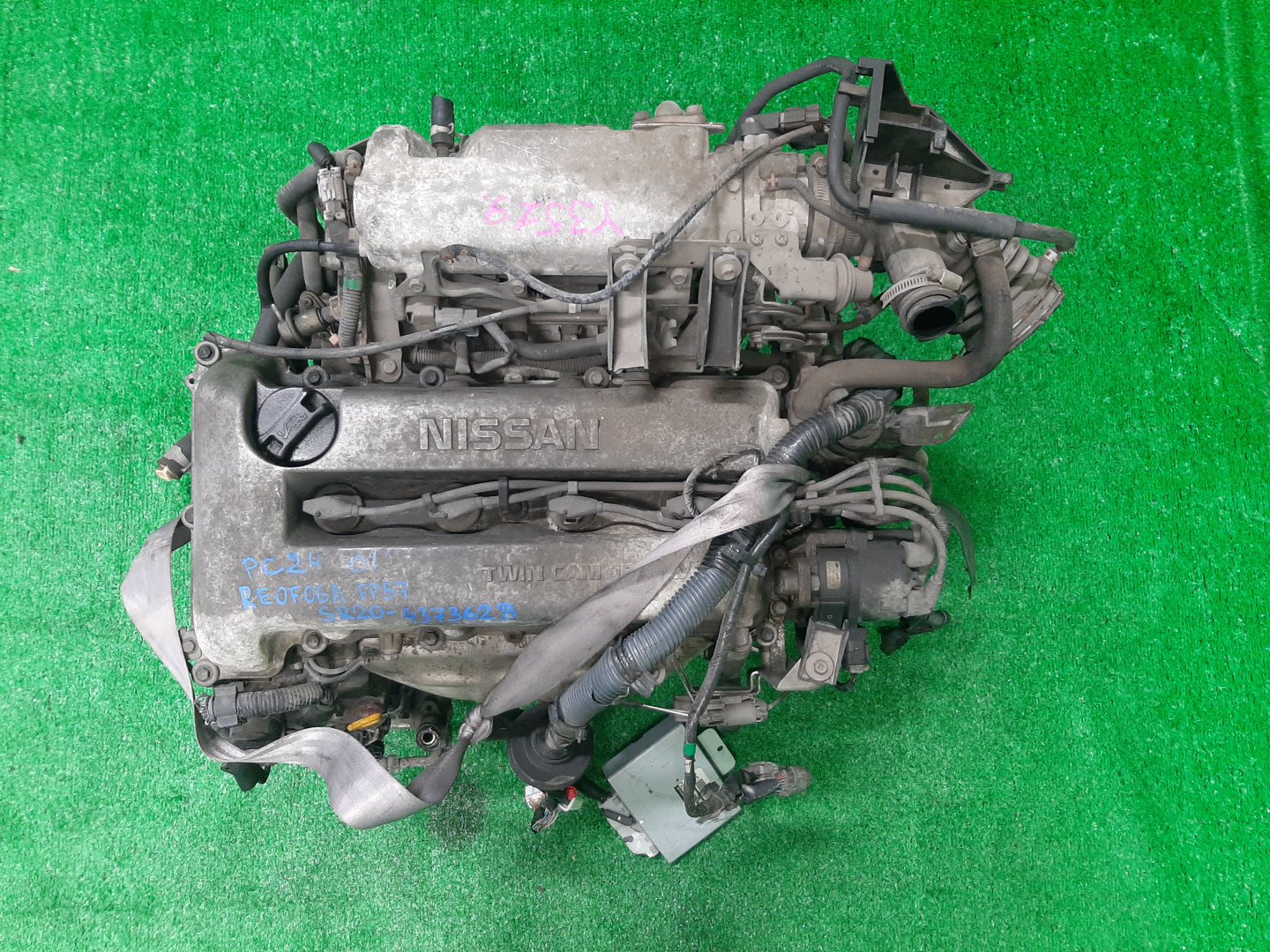 Двигатель NISSAN SERENA PC24 SR20DE 437362B 1 ракурс
