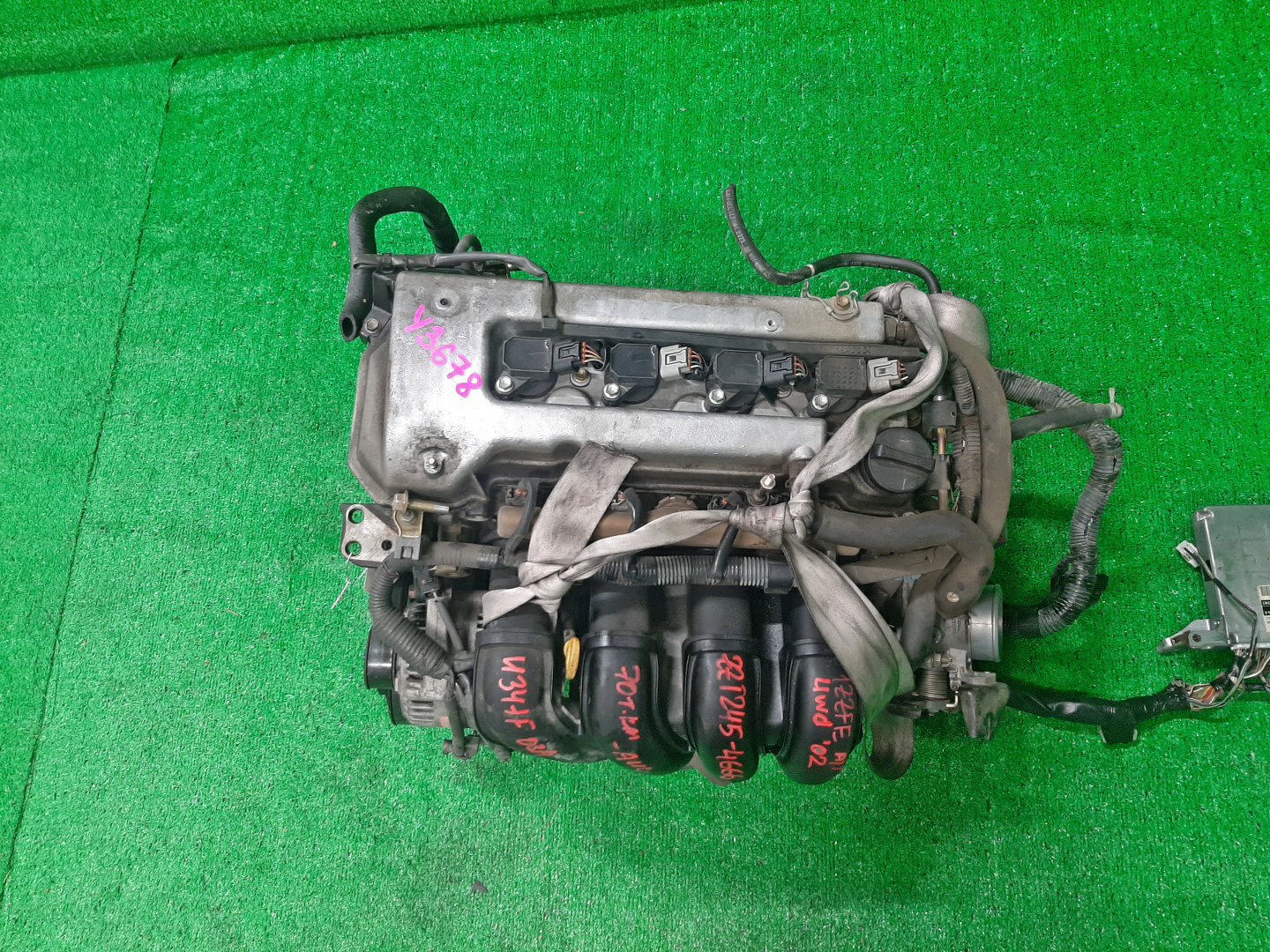 Двигатель TOYOTA COROLLA, PREMIO, COROLLA SPACIO, WISH, ALLION, COROLLA FIELDER, ALLEX, COROLLA RUNX, WILL VS ZZE124, ZZT245, ZZE124N, ZNE14G, ZZE124G, ZZE129 1ZZ-FE 1005628 1 ракурс