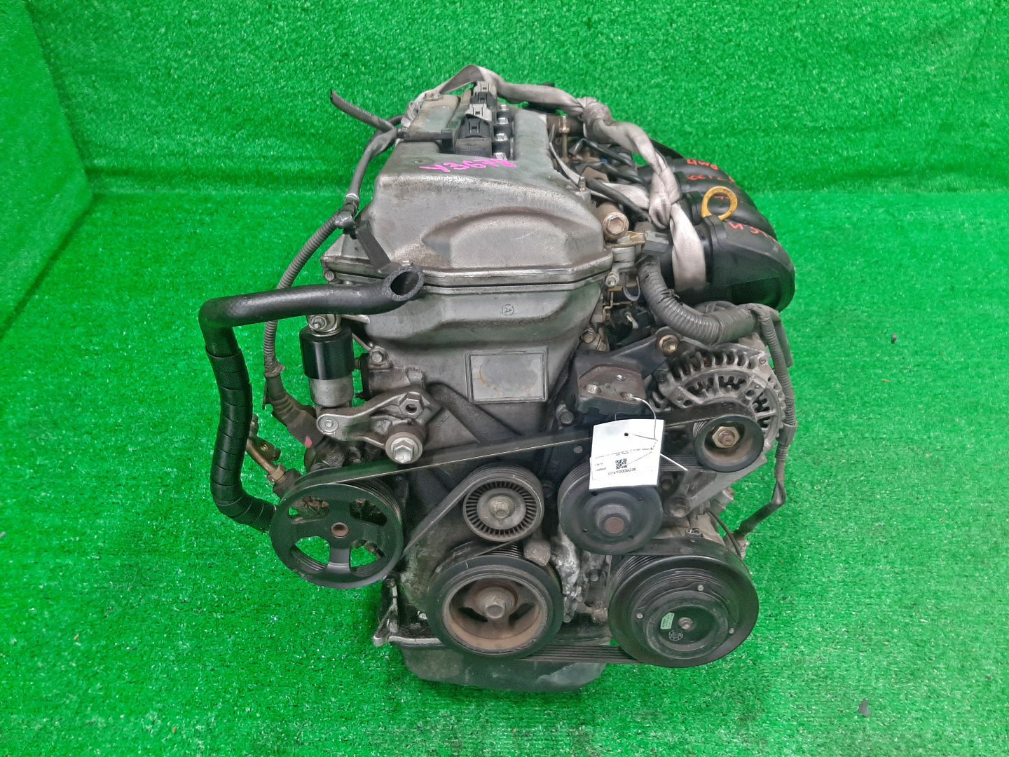 Двигатель TOYOTA COROLLA, PREMIO, COROLLA SPACIO, WISH, ALLION, COROLLA FIELDER, ALLEX, COROLLA RUNX, WILL VS ZZE124, ZZT245, ZZE124N, ZNE14G, ZZE124G, ZZE129 1ZZ-FE 1005628 2 ракурс
