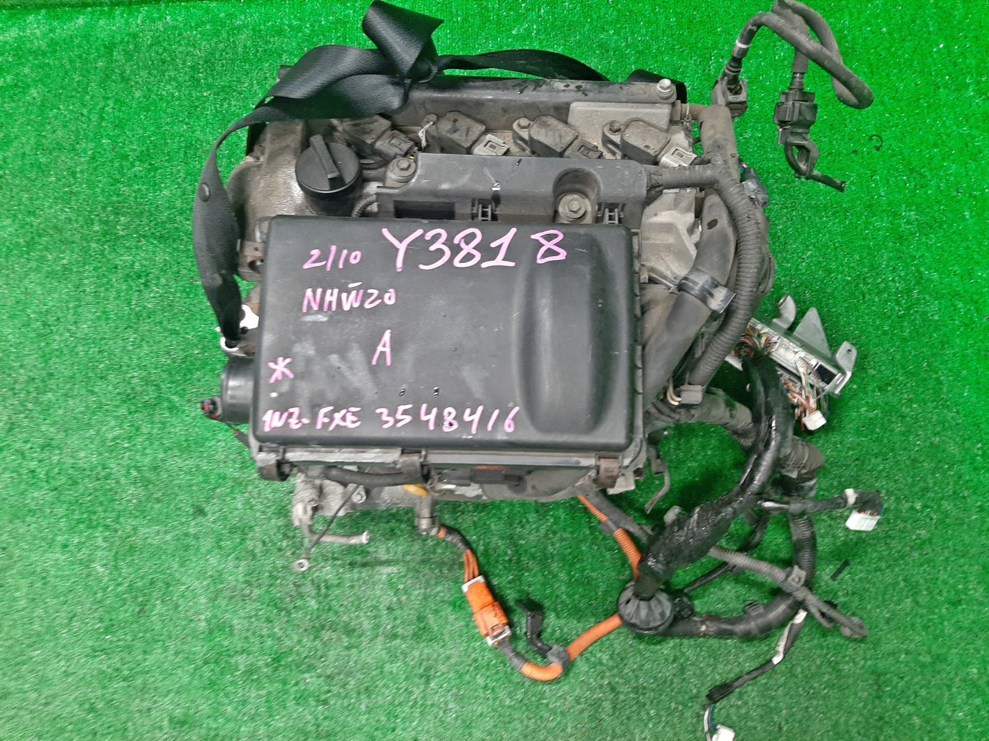 Двигатель TOYOTA PRIUS NHW20 1NZ-FXE 3548416 1 ракурс