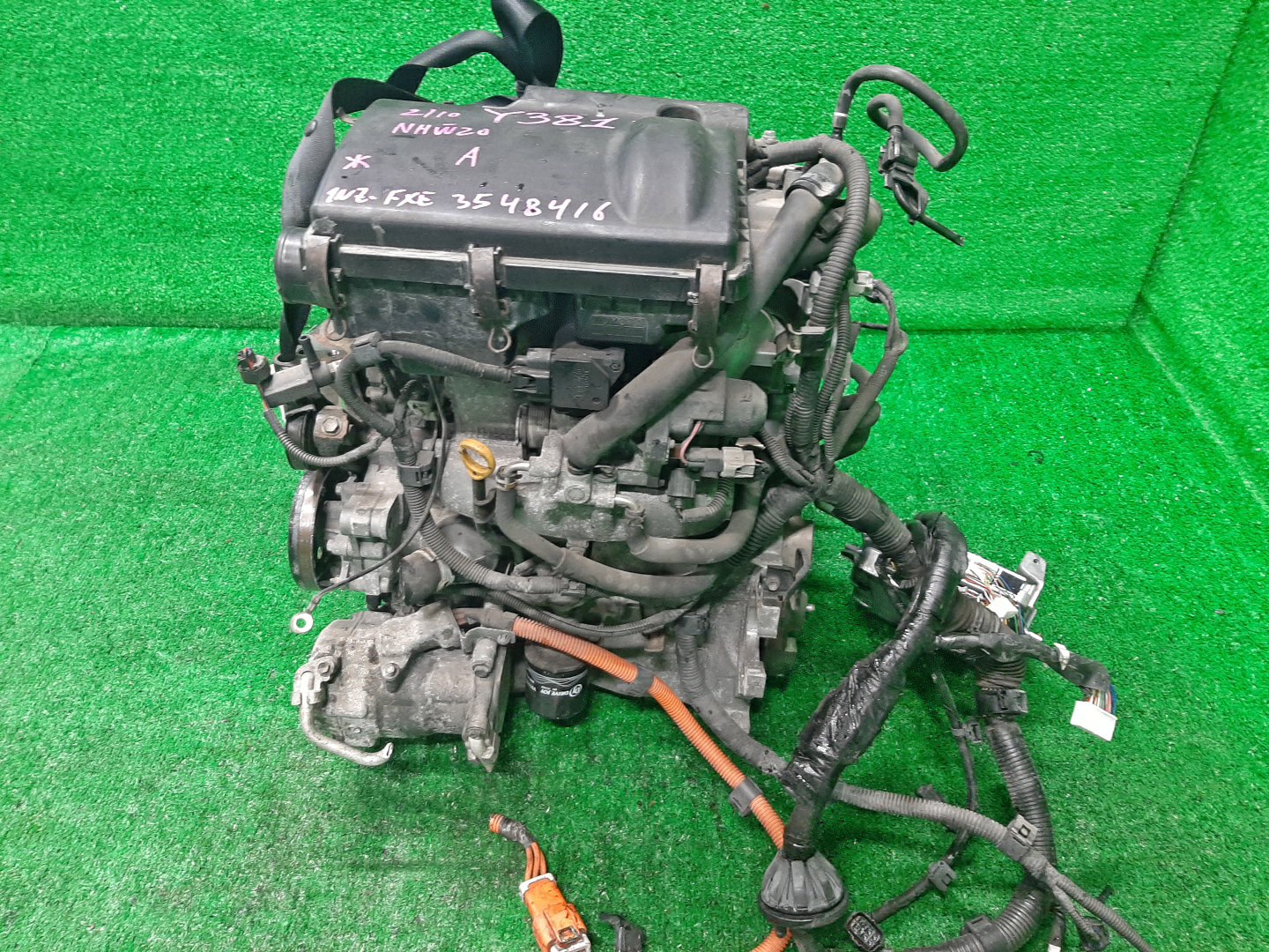 Двигатель TOYOTA PRIUS NHW20 1NZ-FXE 3548416 3 ракурс