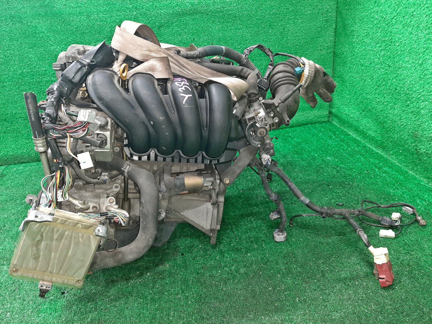 Двигатель TOYOTA COROLLA FIELDER ZZE122G 1ZZ-FE MEX 4 ракурс