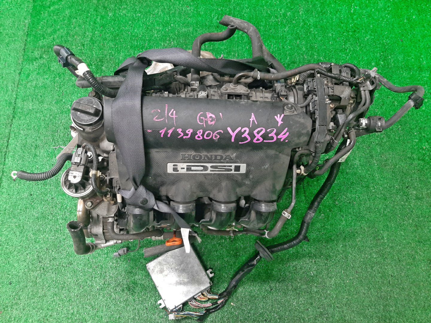 Двигатель HONDA FIT ARIA, FIT GD6, GD7, GD2, GD1 L13A I-DSI 1 ракурс