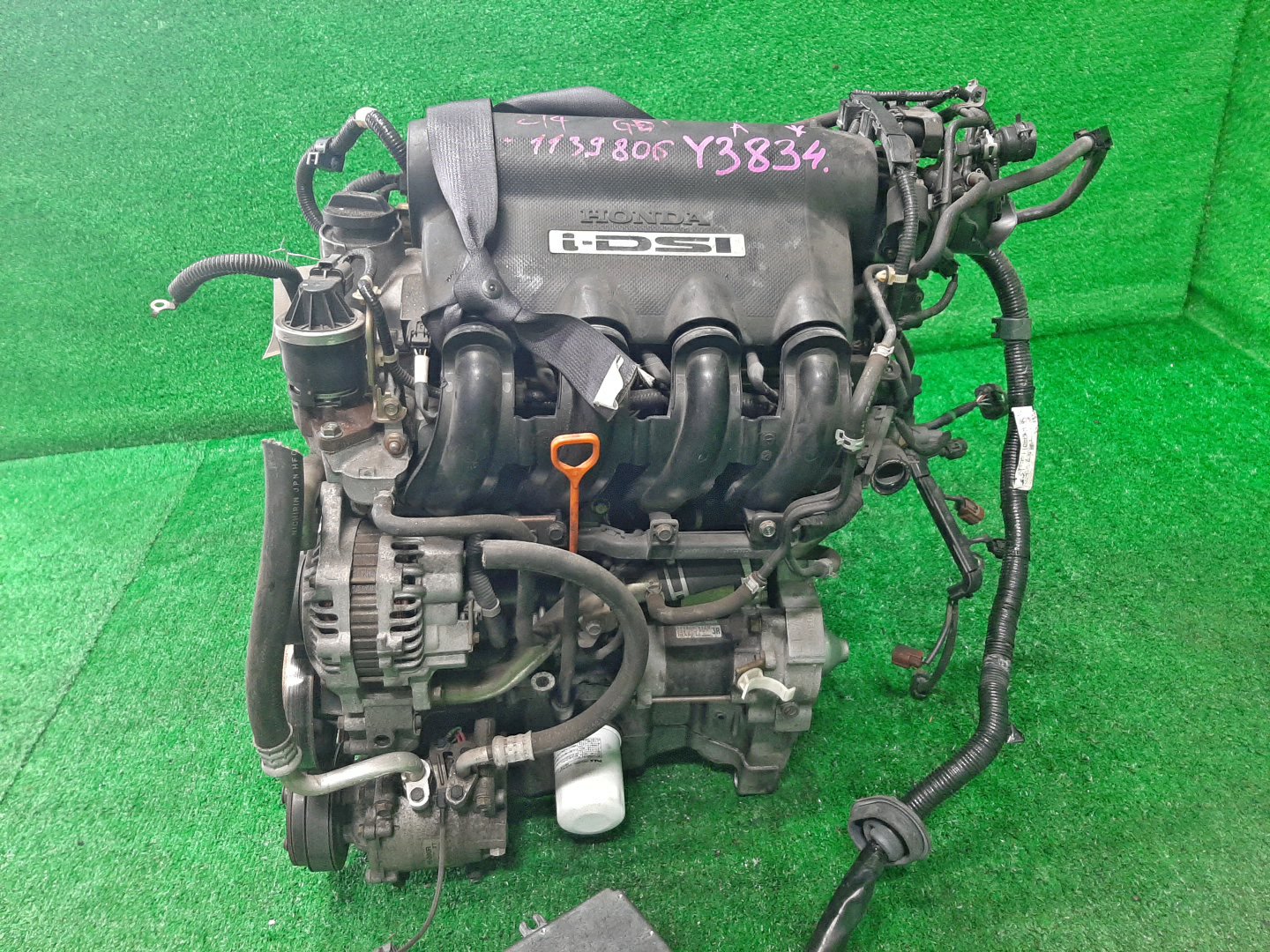 Двигатель HONDA FIT ARIA, FIT GD6, GD7, GD2, GD1 L13A I-DSI 4 ракурс