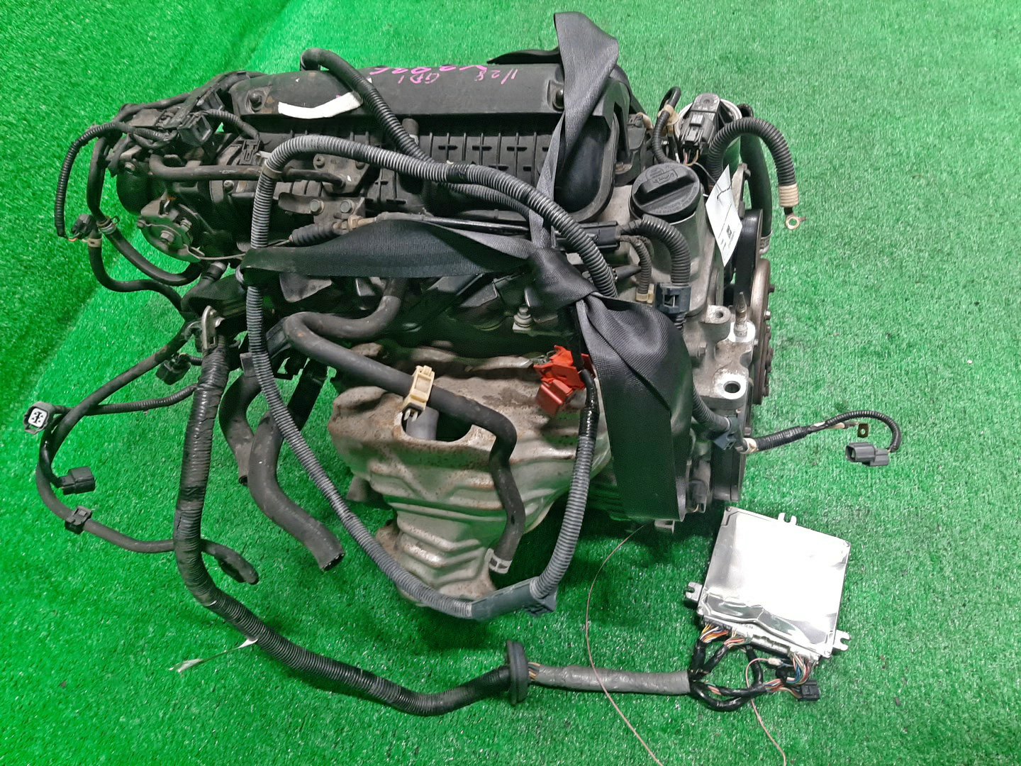 Двигатель HONDA FIT ARIA, FIT GD6, GD7, GD2, GD1 L13A I-DSI 4 ракурс