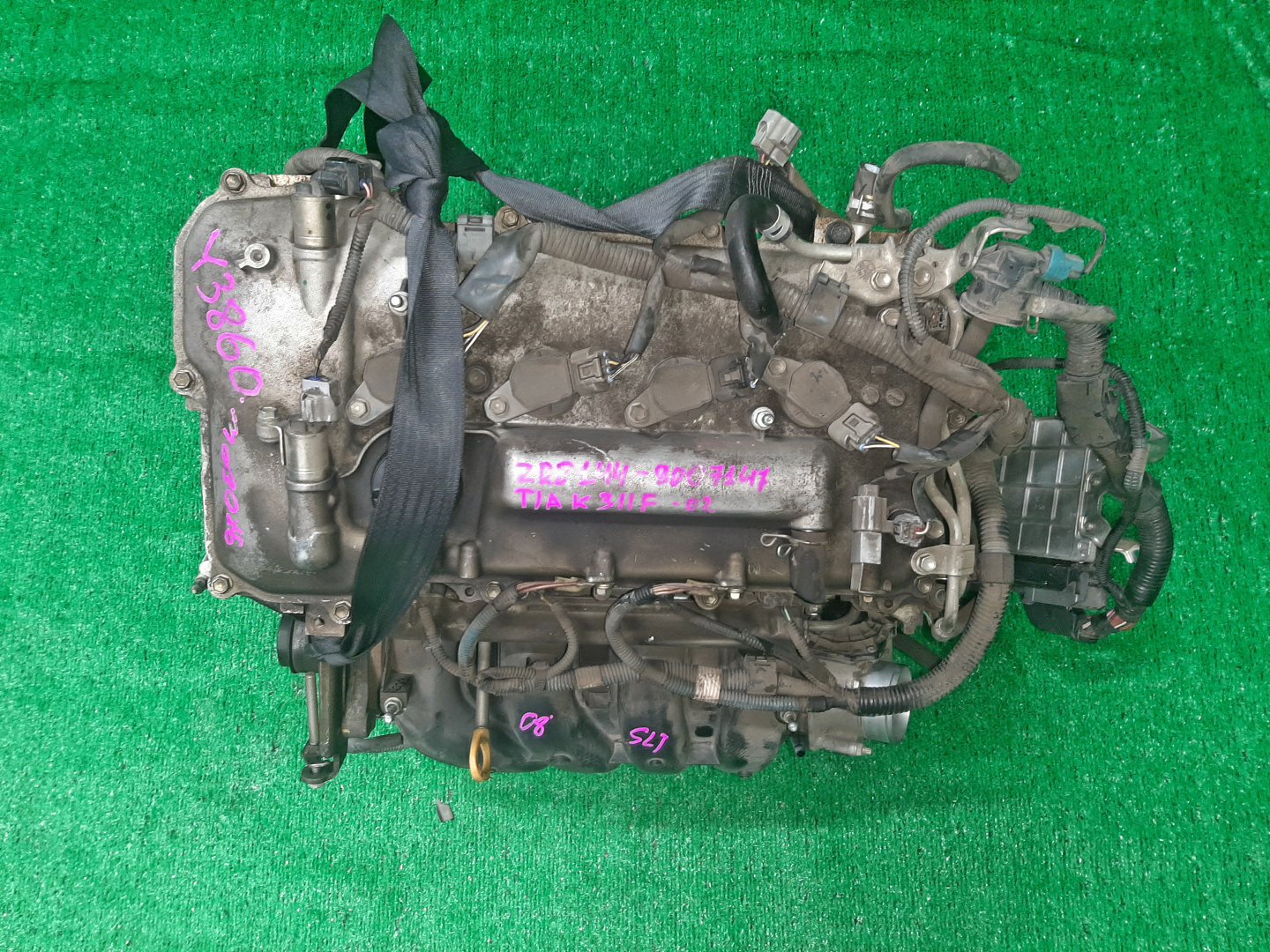 Двигатель TOYOTA IST, PREMIO, ALLION, COROLLA FIELDER, AURIS, COROLLA RUMION, COROLLA  AXIO ZSP110, ZRT265, ZRT260, ZRE144G, ZRE142G, ZRE154N, ZRE152H, ZRE152, ZRE152N, ZRE142, ZRE144 2ZR-FE 0380406 1 ракурс