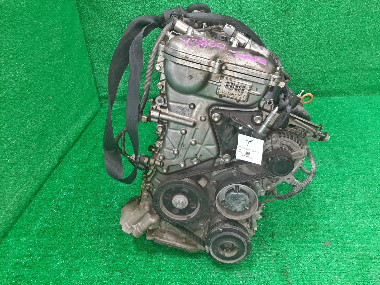 Двигатель TOYOTA IST, PREMIO, ALLION, COROLLA FIELDER, AURIS, COROLLA RUMION, COROLLA  AXIO ZSP110, ZRT265, ZRT260, ZRE144G, ZRE142G, ZRE154N, ZRE152H, ZRE152, ZRE152N, ZRE142, ZRE144 2ZR-FE 0380406 2 ракурс