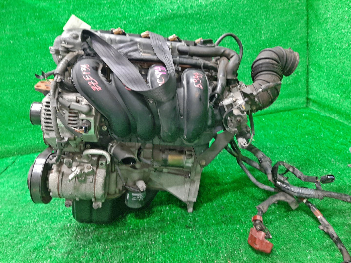 Двигатель TOYOTA VOLTZ ZZE136 1ZZ-FE MEX 3 ракурс