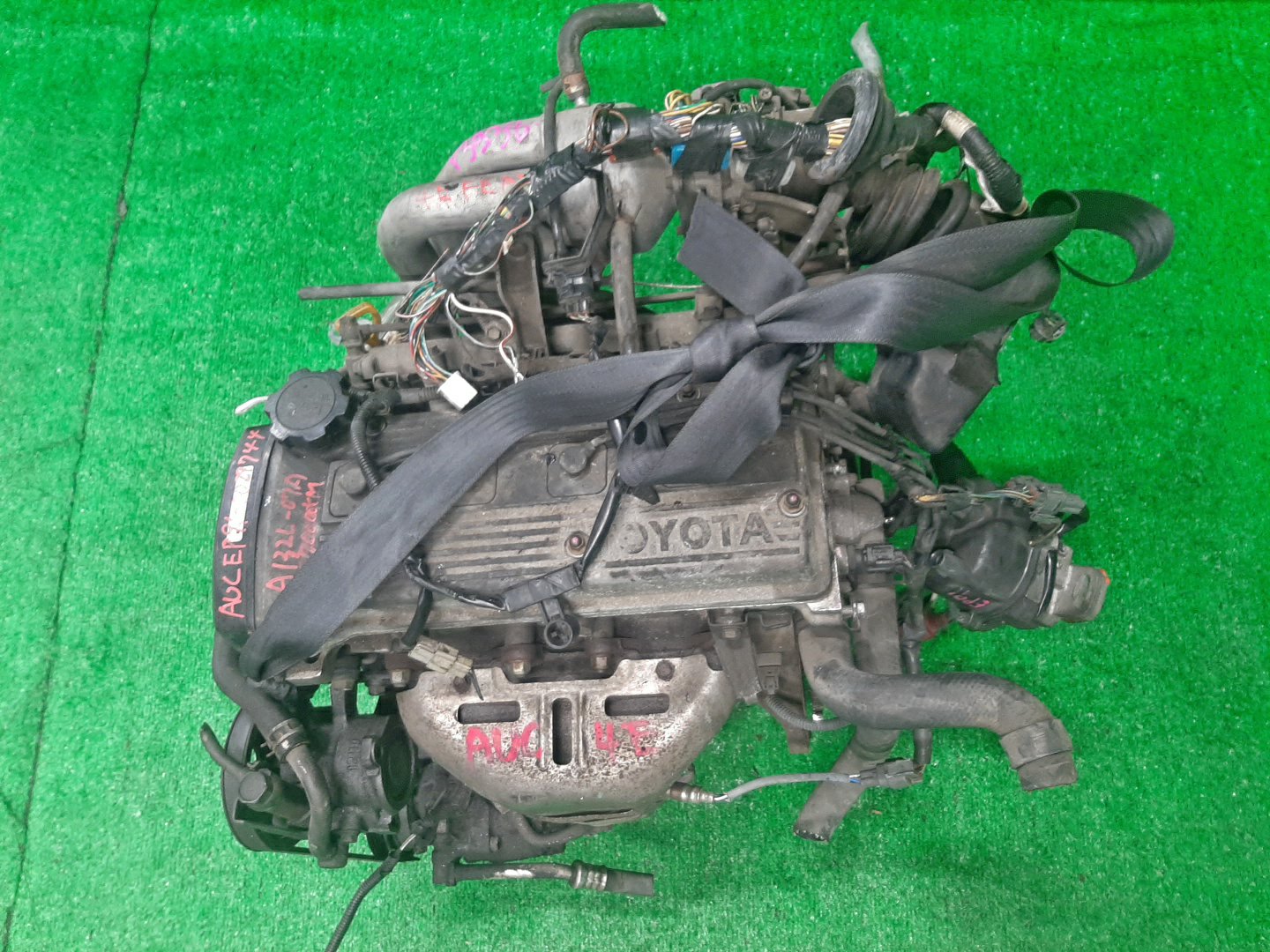 Двигатель TOYOTA COROLLA, SPRINTER, CORSA, STARLET, TERCEL, COROLLA II, CYNOS EE101, EE102, EE111, EE100, EL41, EL51, EP82, EP91, EL52 4E-FE TPAM 1 ракурс