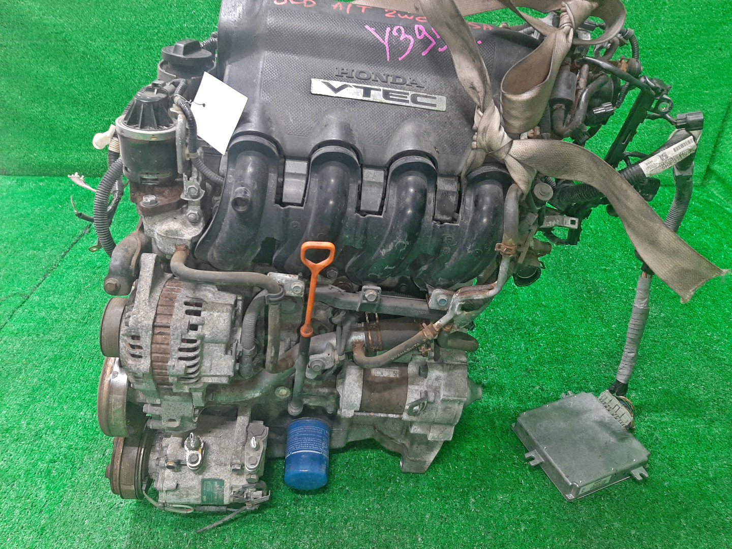 Двигатель HONDA AIRWAVE GJ1, GJ2 L15A VTEC 3 ракурс
