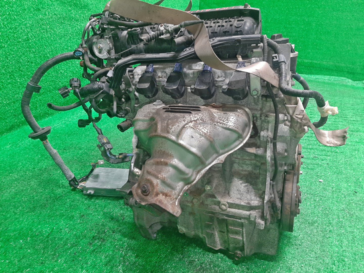 Двигатель HONDA AIRWAVE GJ1, GJ2 L15A VTEC 4 ракурс