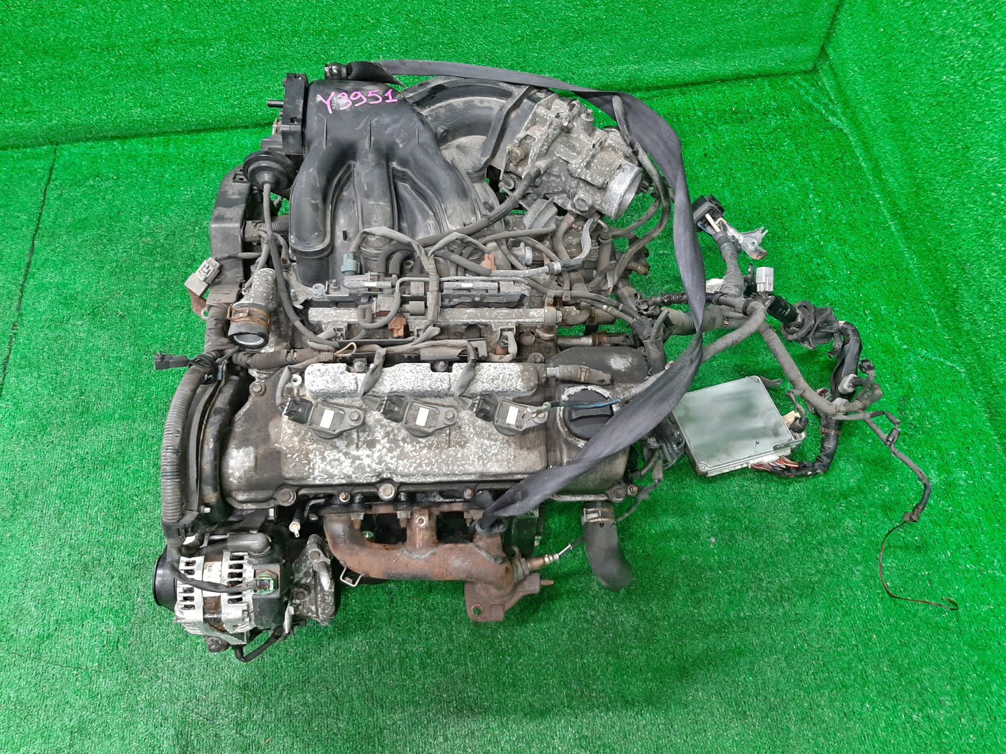 Двигатель TOYOTA ALPHARD MNH15W 1MZ-FE 2MOD 1 ракурс Двигатель TOYOTA ALPHARD MNH15W 1MZ-FE 2MOD 1 ракурс