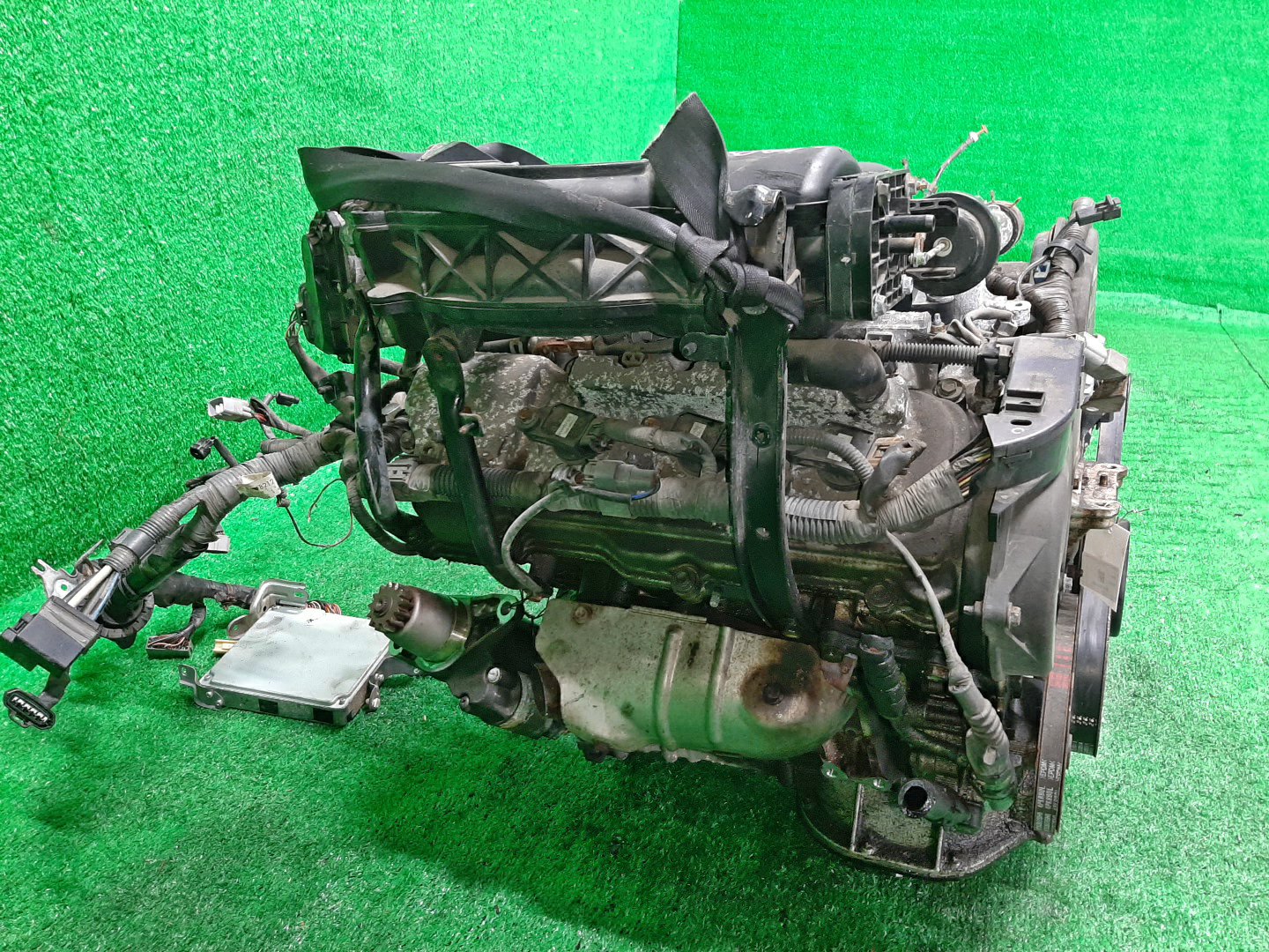 Двигатель TOYOTA ALPHARD MNH15W 1MZ-FE 2MOD 3 ракурс Двигатель TOYOTA ALPHARD MNH15W 1MZ-FE 2MOD 3 ракурс