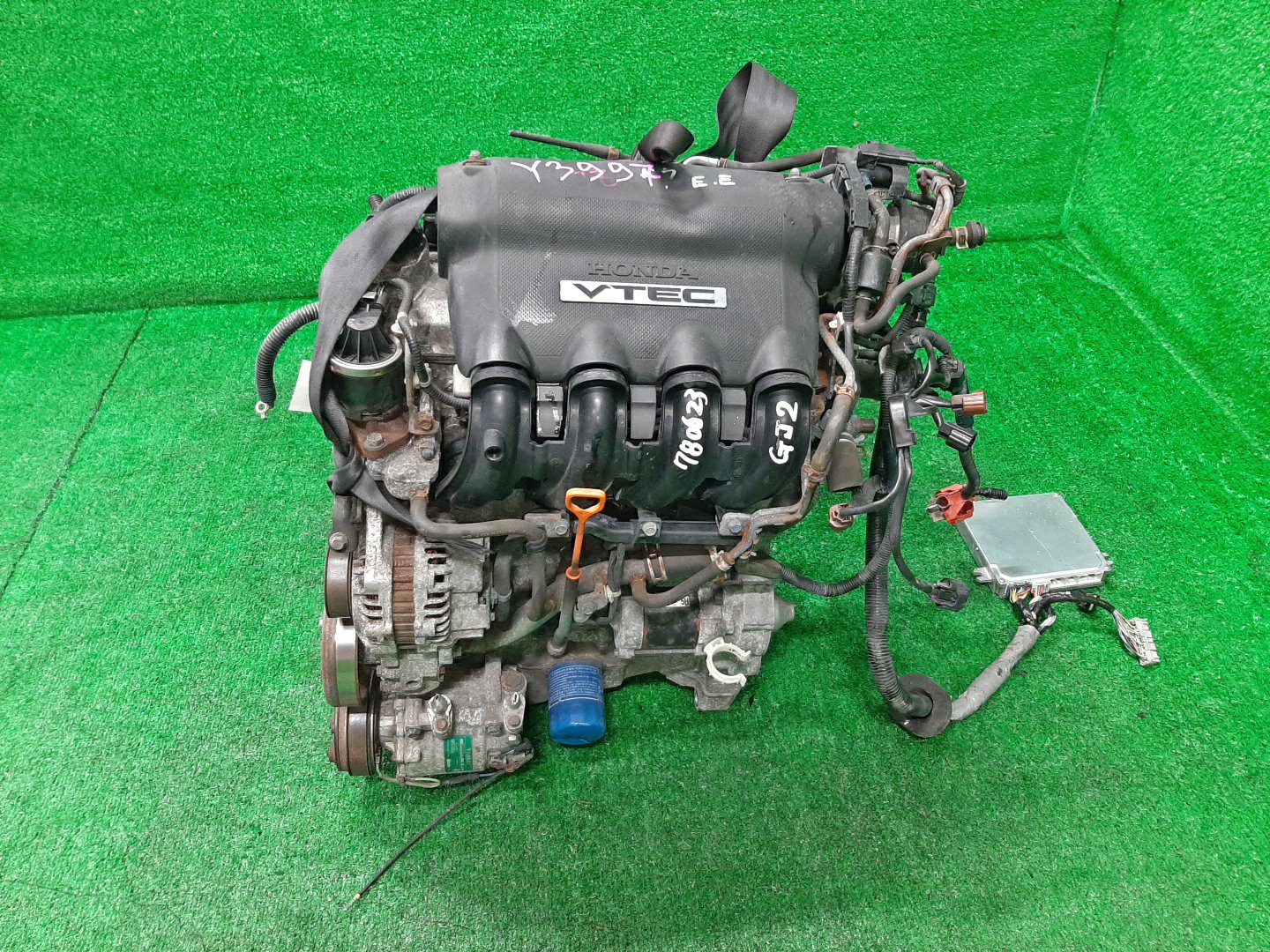 Двигатель HONDA AIRWAVE GJ1, GJ2 L15A VTEC 4 ракурс