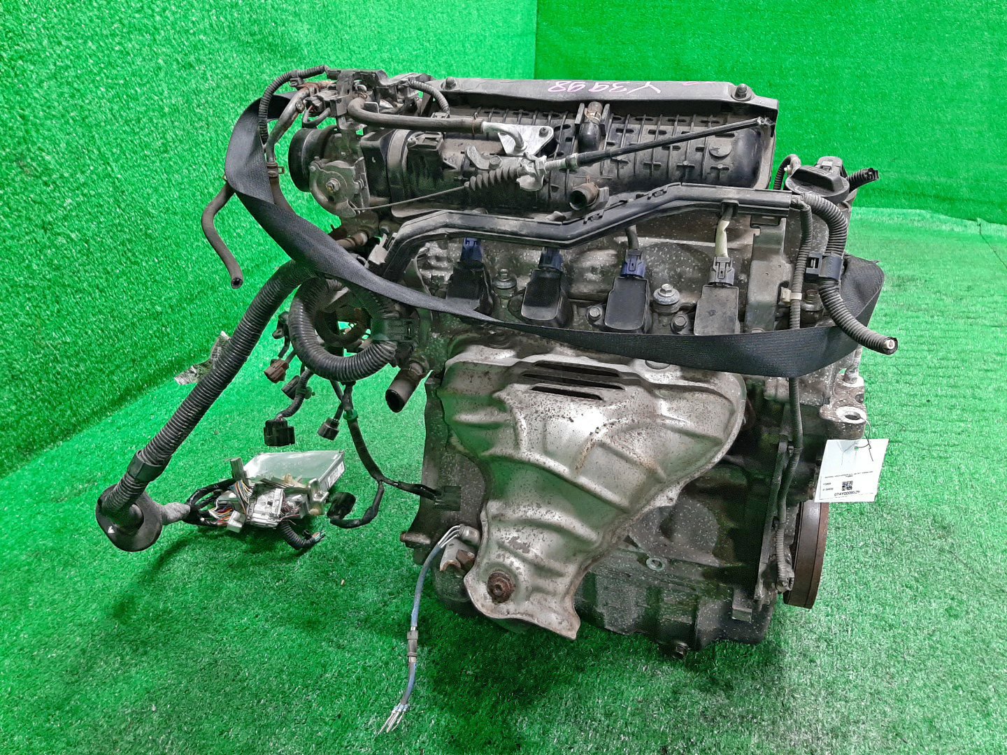 Двигатель HONDA AIRWAVE GJ1, GJ2 L15A VTEC 3 ракурс