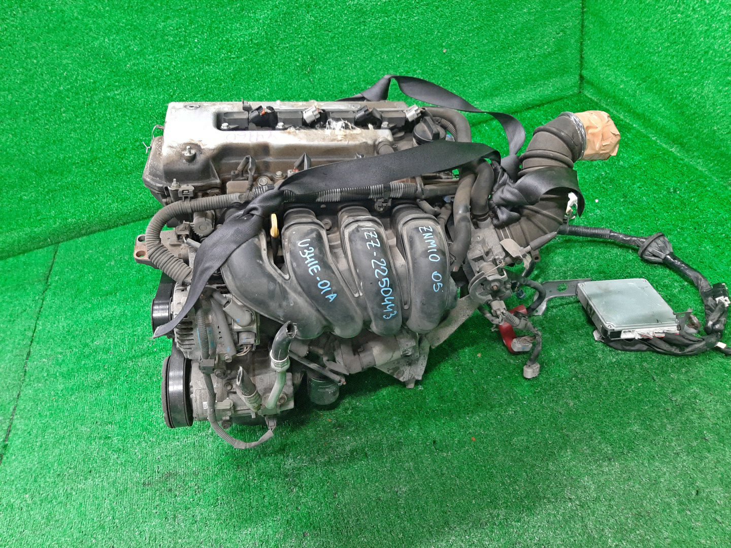Двигатель TOYOTA CALDINA, CELICA, COROLLA, PREMIO, COROLLA SPACIO, ISIS, WISH, ALLION, COROLLA FIELDER, ALLEX, COROLLA RUNX, WILL VS, FIELDER ZGE20W, ZZT240, ZZT241W, ZZT230, ZZE122, ZNM10, ZNM10W, ZNM10G, ZNE10, ZNE10G, ZZE127 1ZZ-FE MEX 4 ракурс