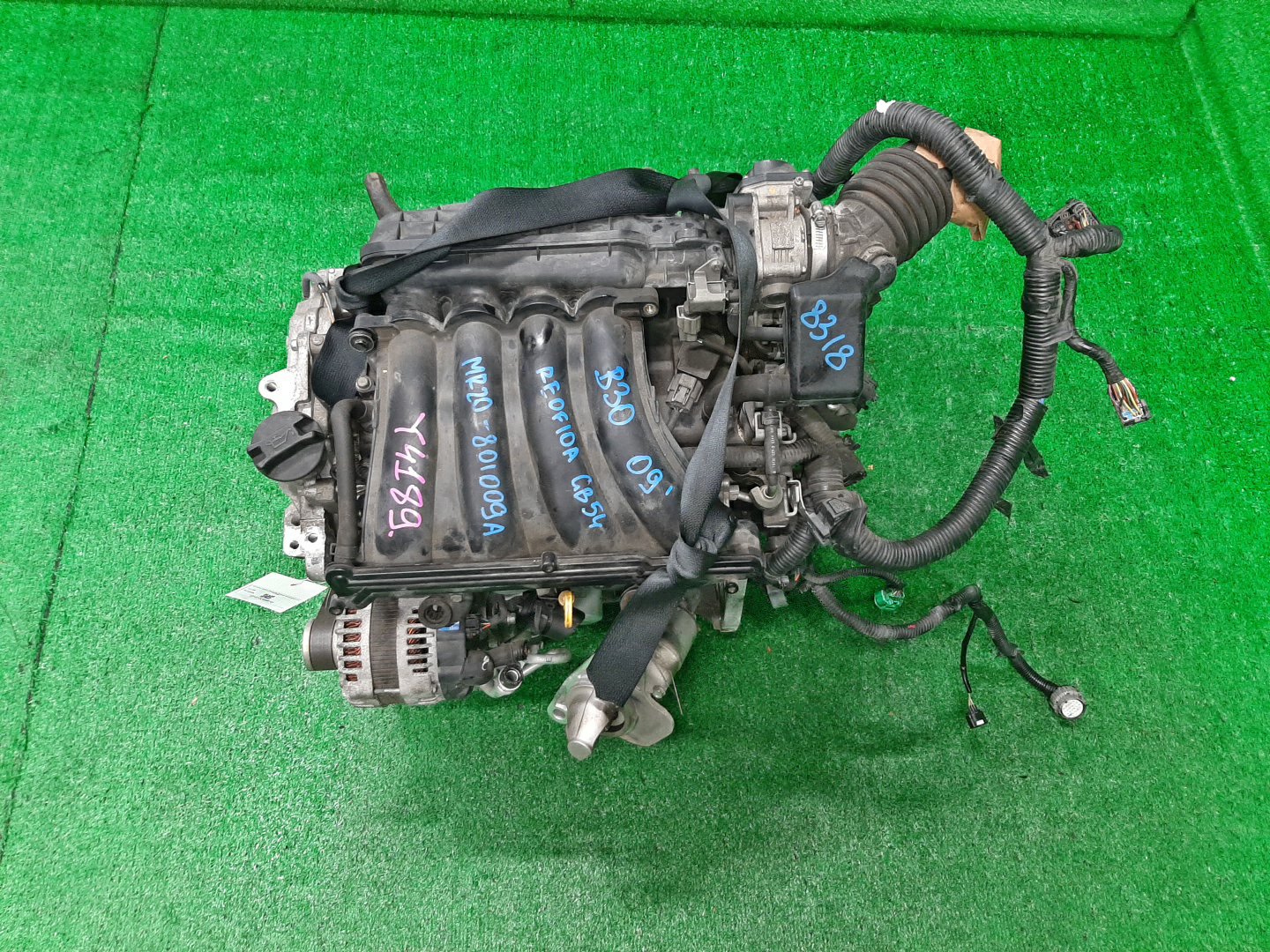 Двигатель NISSAN LAFESTA B30 MR20DE 801009A 1 ракурс