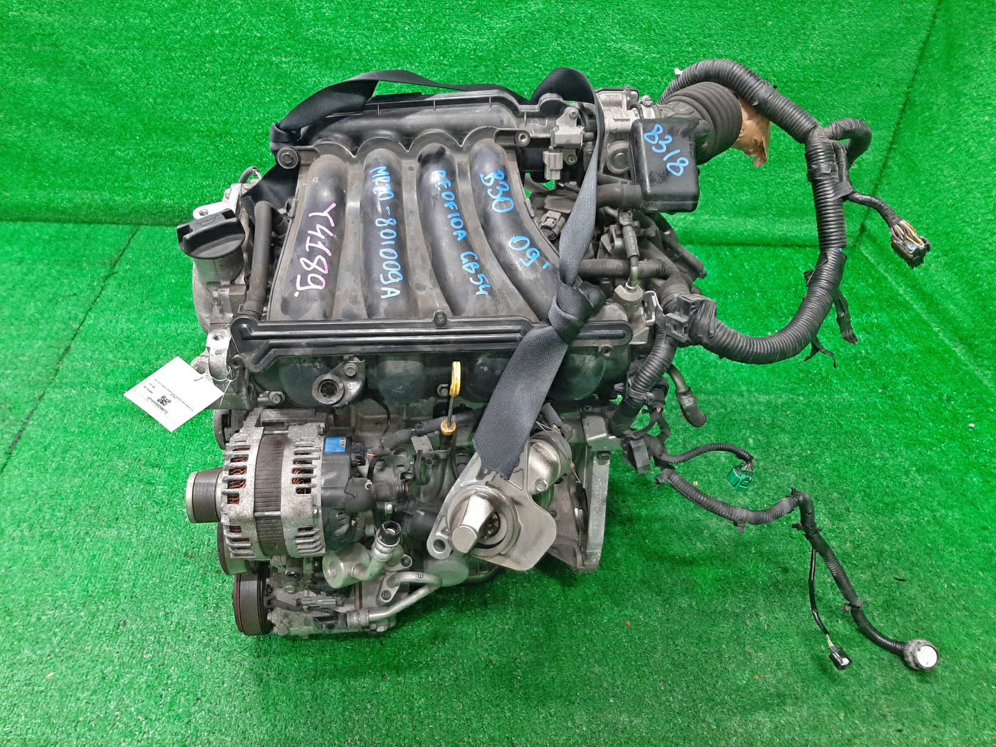 Двигатель NISSAN LAFESTA B30 MR20DE 801009A 4 ракурс