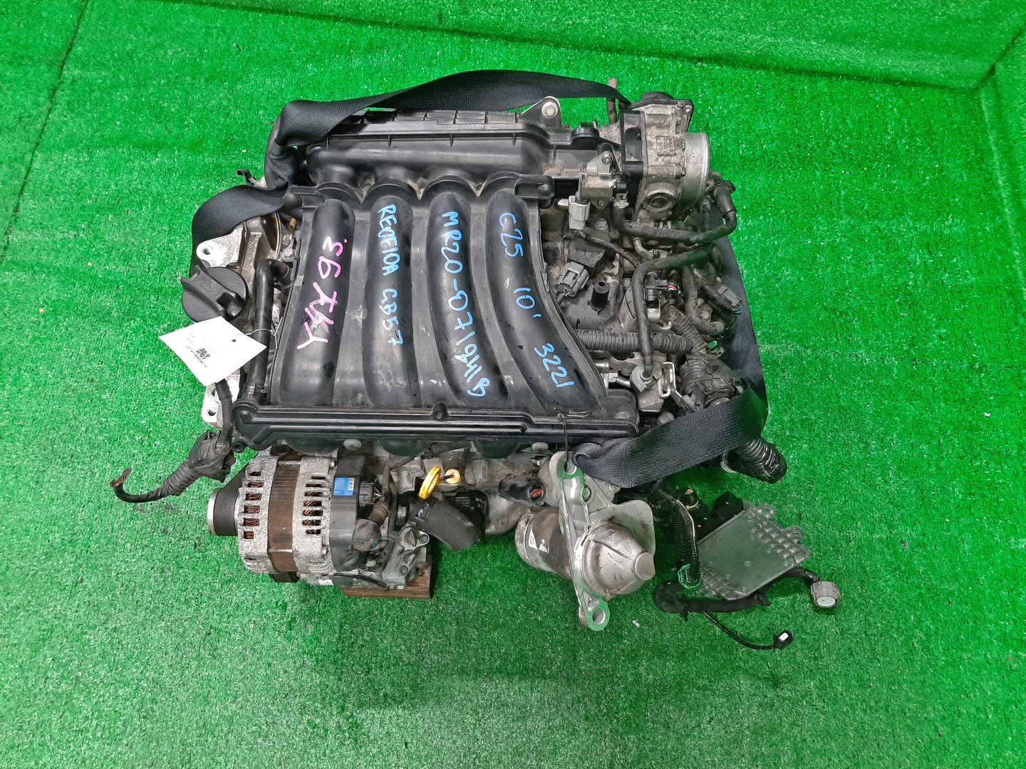 Двигатель NISSAN LANDY, SERENA SC25, CC25, C25 MR20DE 071841B 1 ракурс